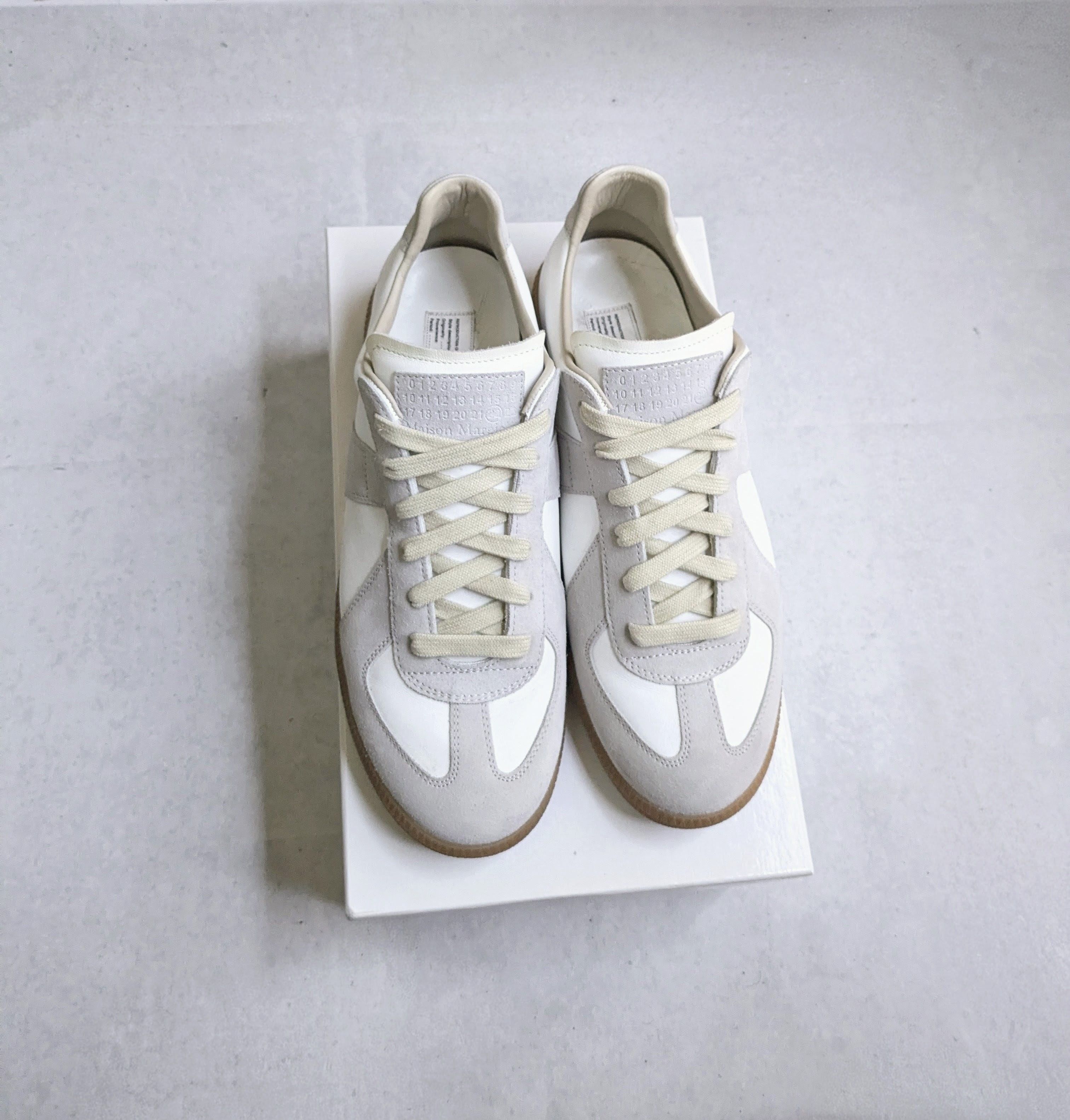 Maison Margiela GAT Replica Gray White 10 43 Suede Leather