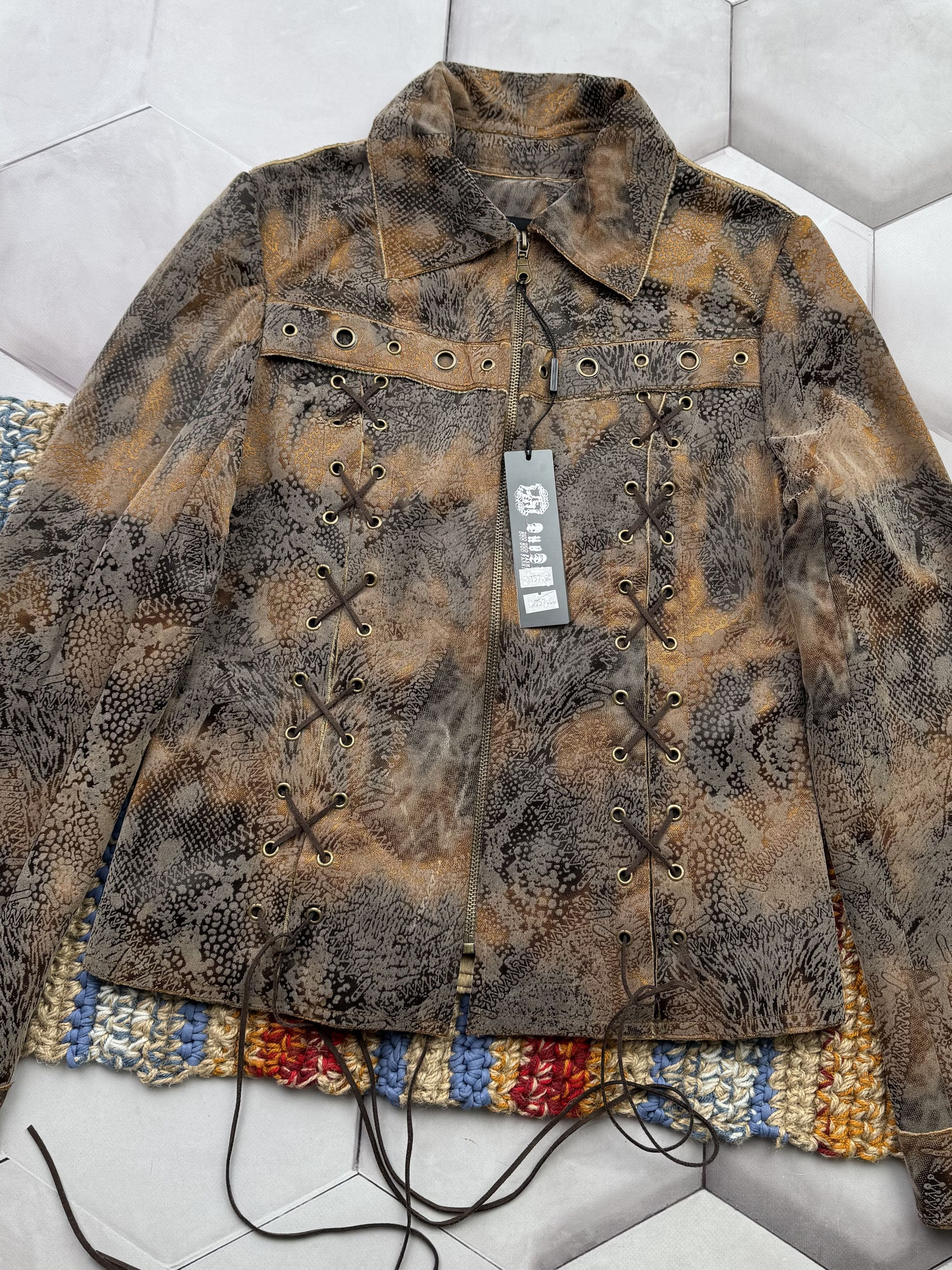 Vintage Vintage Cropped Faded Jacket Size S / US 4 / IT 40 - 4 Thumbnail
