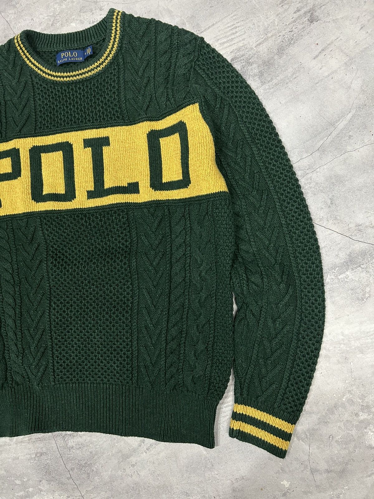 Polo Ralph Lauren Vintage Knit Polo Ralph Lauren Golf Sweatshirt Size US M / EU 48-50 / 2 - 2 Thumbnail