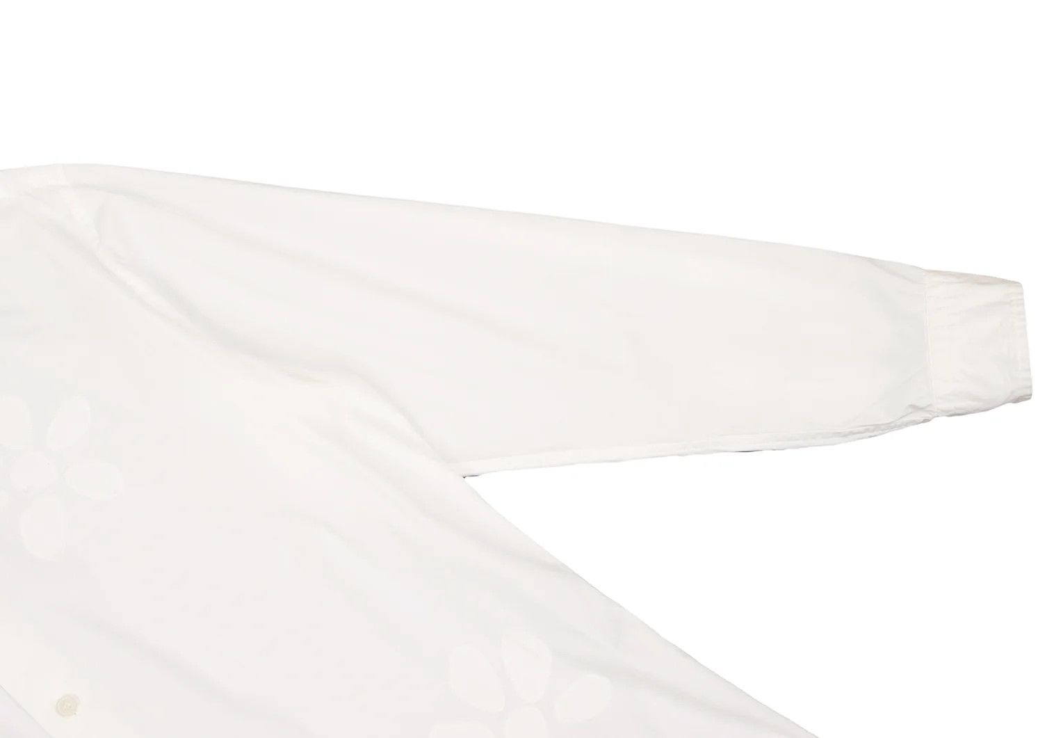 Issey Miyake Front Flower Patch Design Long Sleeve Shirt Off White Size US S / EU 44-46 / 1 - 7 Thumbnail