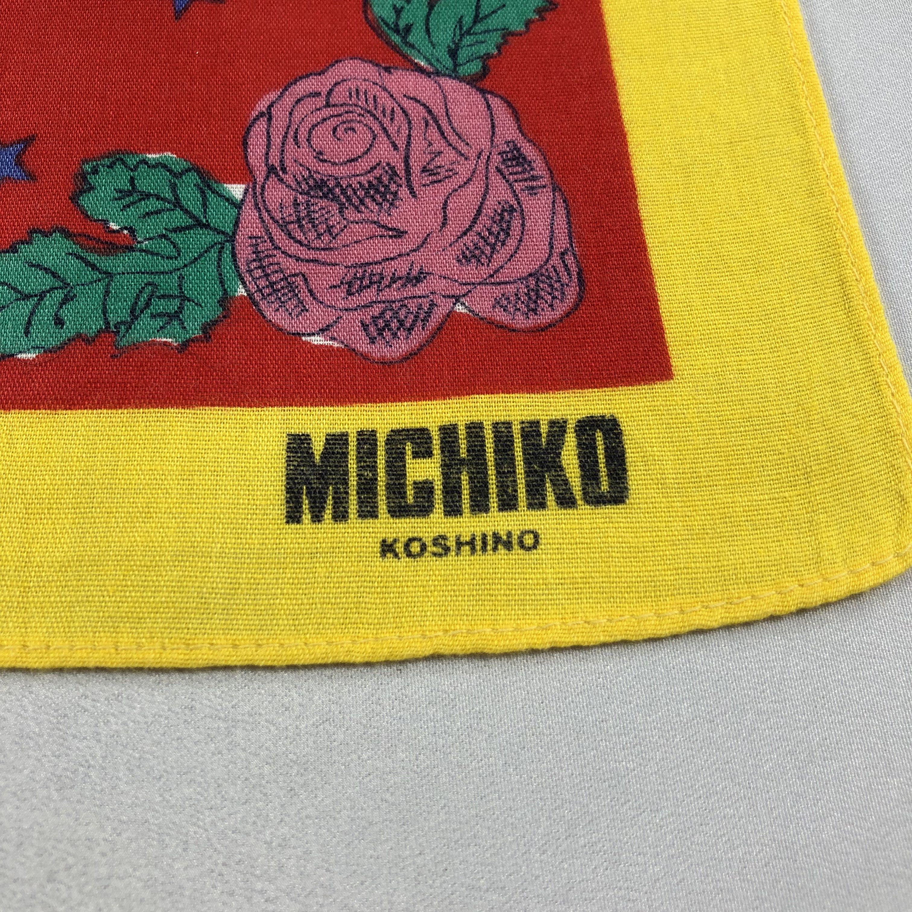 Michiko Koshino Michiko Koshino Handkerchief Neckerchief Bandana H2152 Size ONE SIZE - 5 Thumbnail