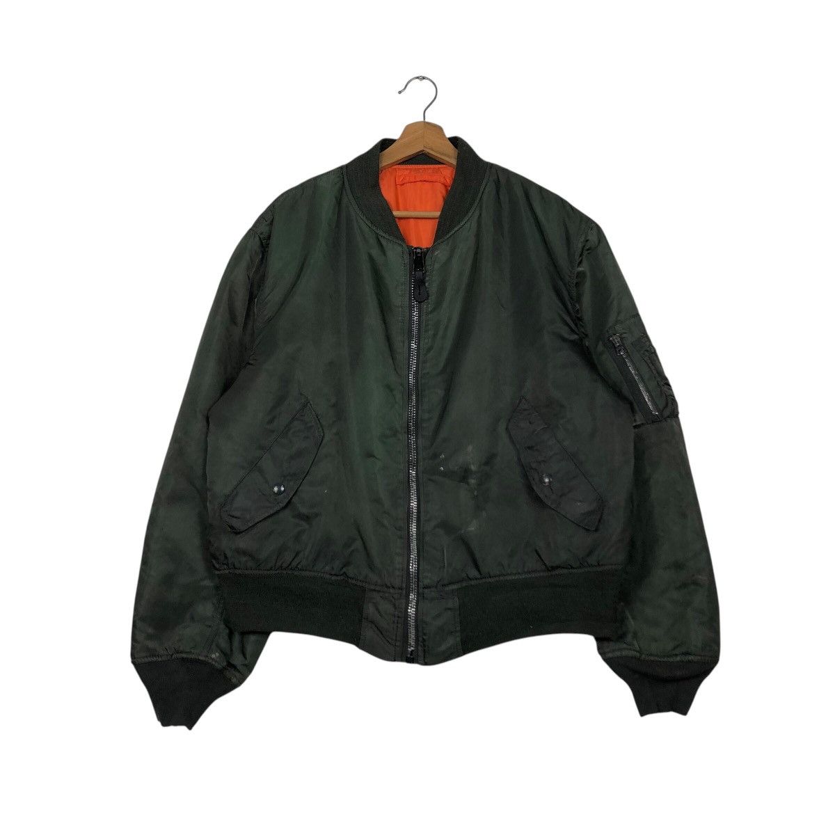 Alpha Industries 📌Vintage Reversible Bomber Jacket Ma-1 Alpha Industries Usa Size US XL / EU 56 / 4 - 2 Thumbnail