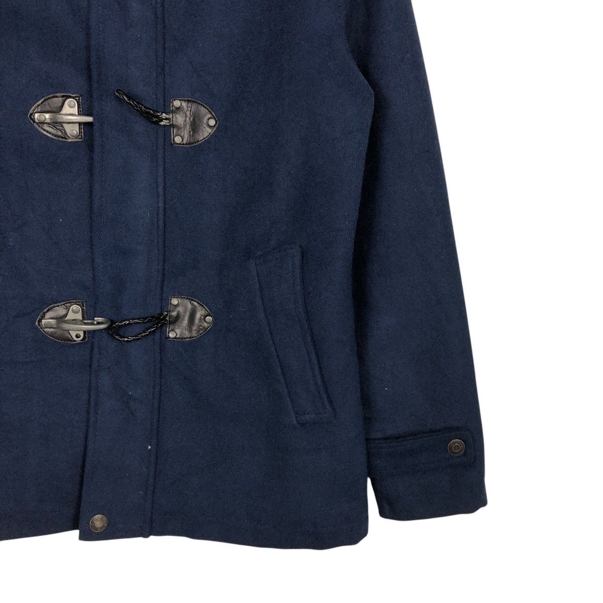 In The Attic 📌Vintage Biker Wool Jacket Duffle In The Attic Punk Design Size US M / EU 48-50 / 2 - 6 Thumbnail