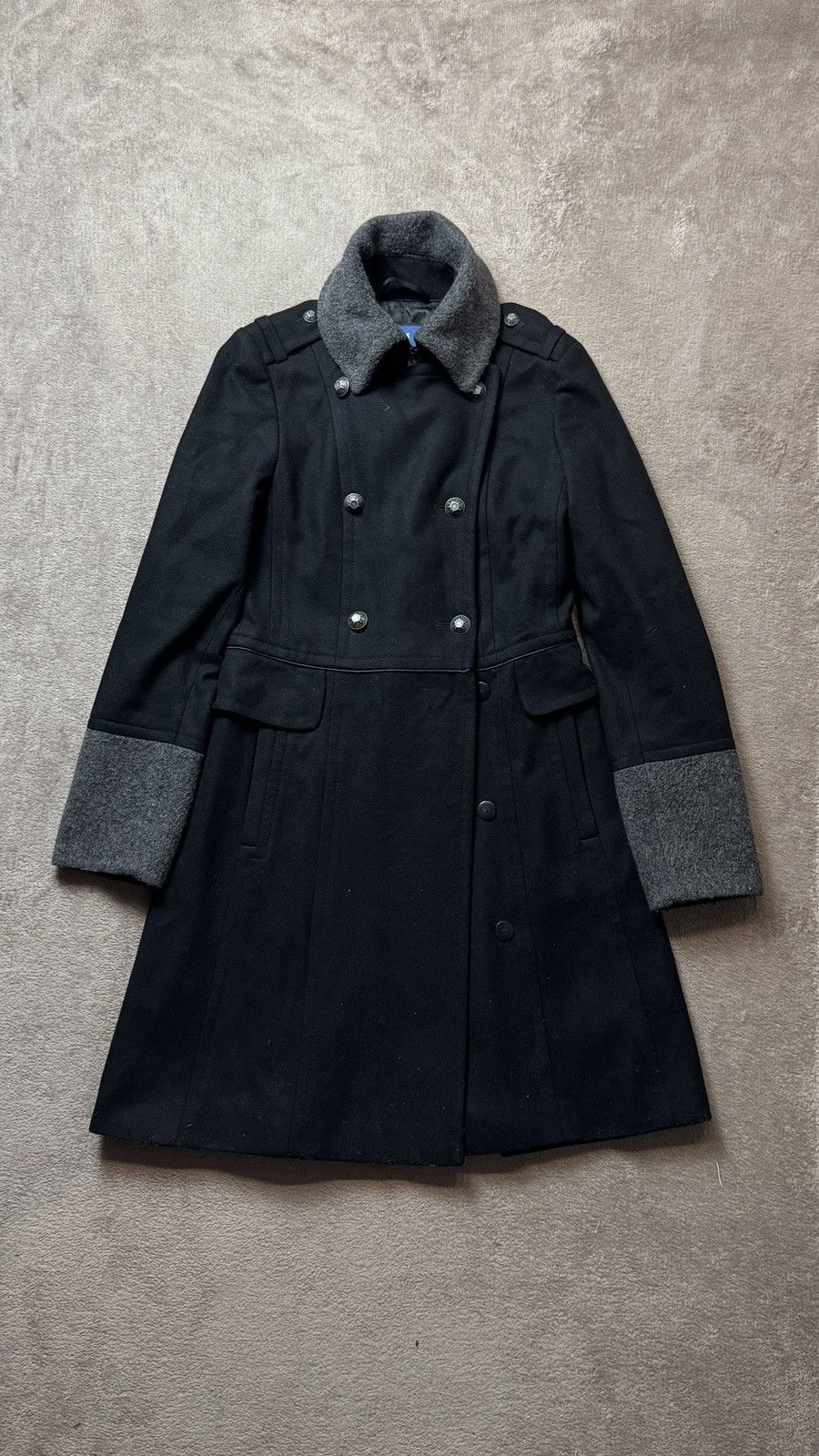 Japanese Brand 00s Napoleon Japan Balmain PPFM gucci Style Mohair Wool Coat Size S / US 4 / IT 40 - 1 Thumbnail