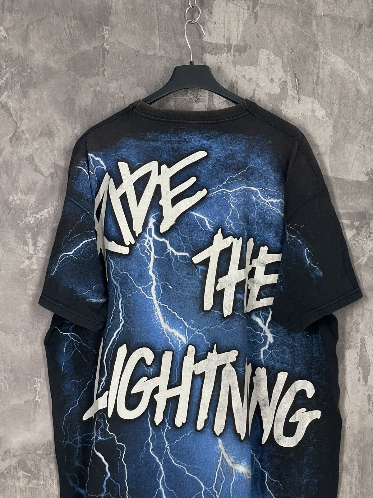 Band Tees × Vintage Vintage 00s All Over Print Metallica T-Shirt Size US XXL / EU 58 / 5 - 9 Thumbnail