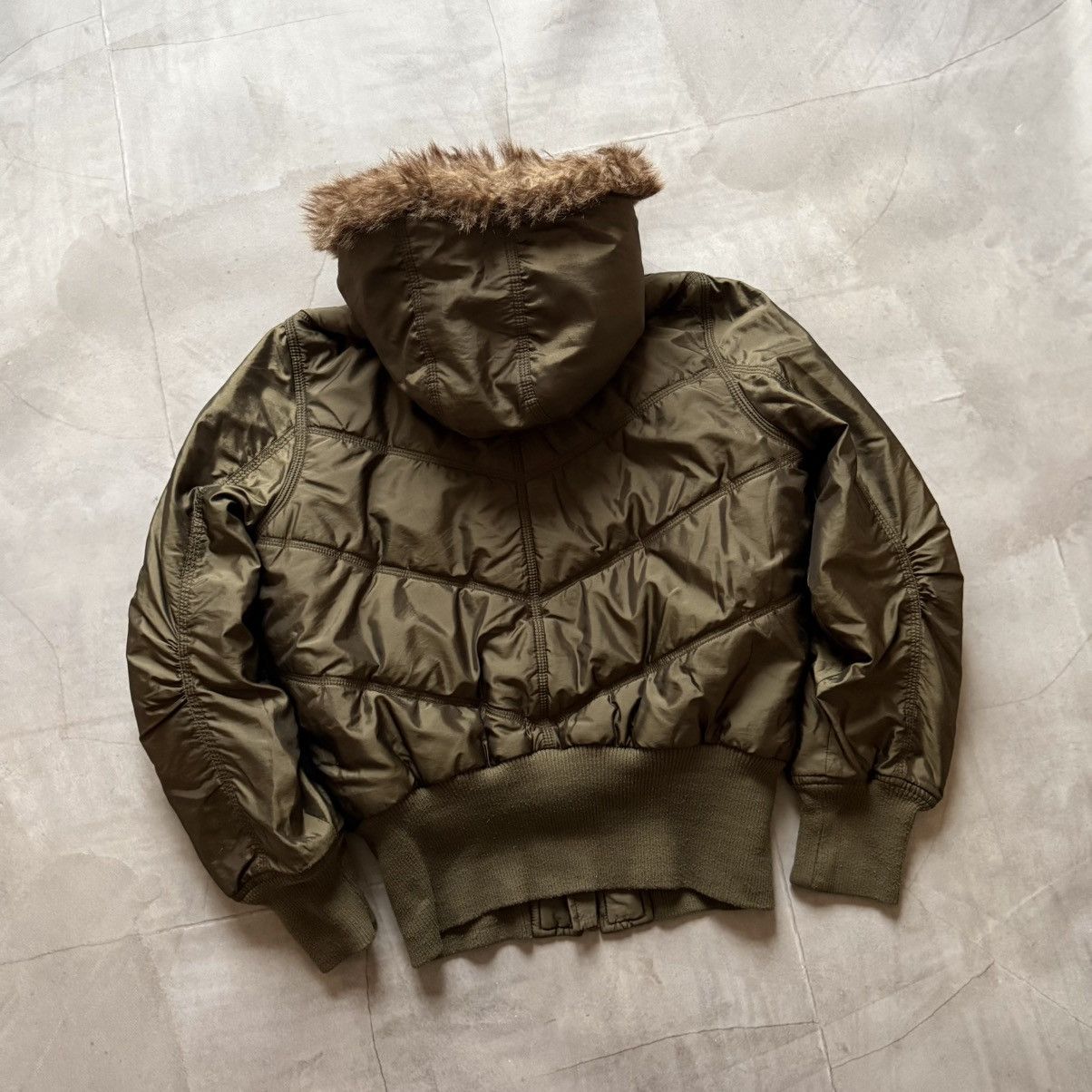 If Six Was Nine Military Bomber Jacket Fur LGB If Six Was Nine Vibe Y2K Size L / US 10 / IT 46 - 9 Thumbnail