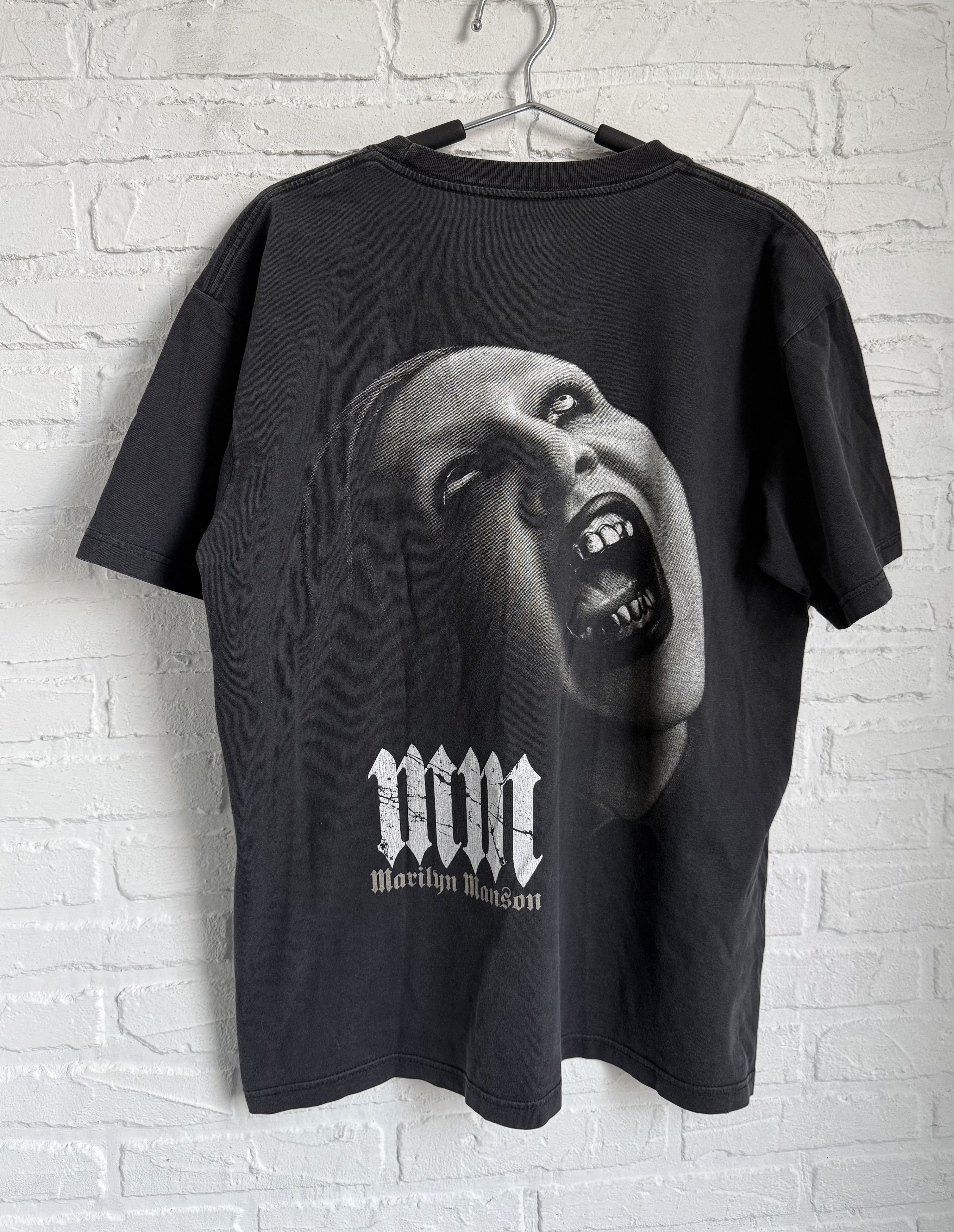 Band Tees Vintage 2003 Marilyn Manson Golden Age of Grotesque t-shirt Size US L / EU 52-54 / 3 - 7 Thumbnail