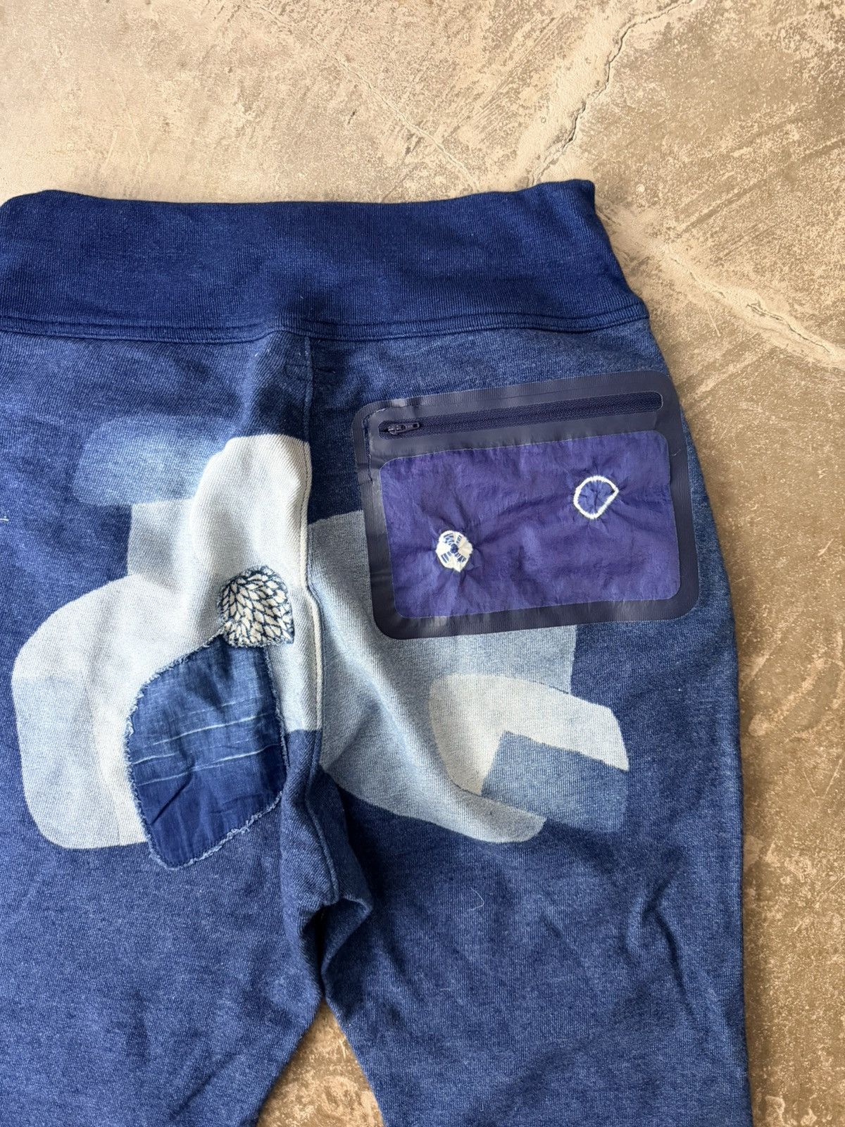 Kapital Kapital Indigo Sweatpants Comme des Garçons Blue Blue Japan Size US 34 / EU 50 - 9 Thumbnail