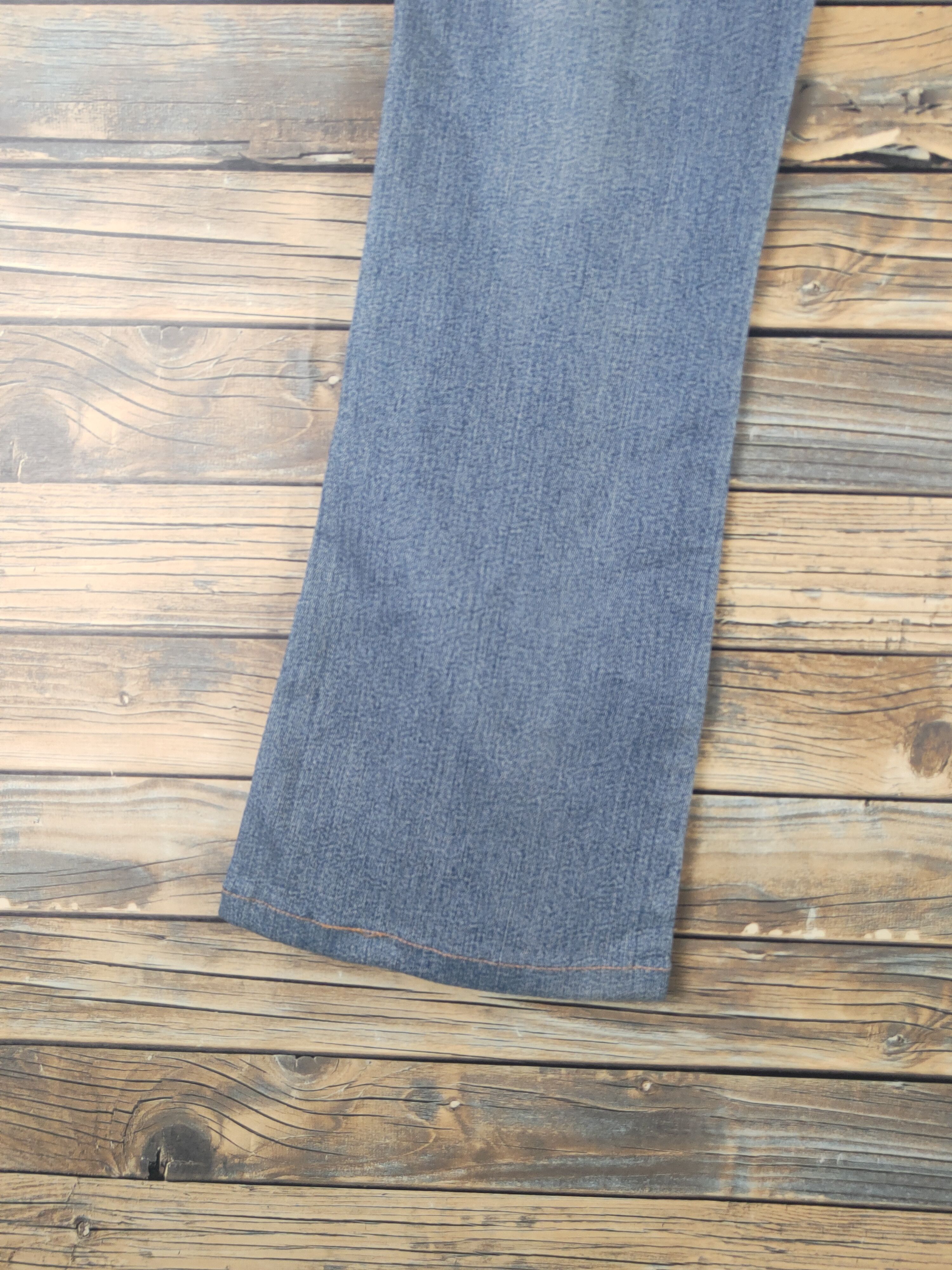 Japanese Brand DL Wave List Blue Distressed Ripped Jeans #1509 Size 26" / US 2 / IT 38 - 9 Thumbnail