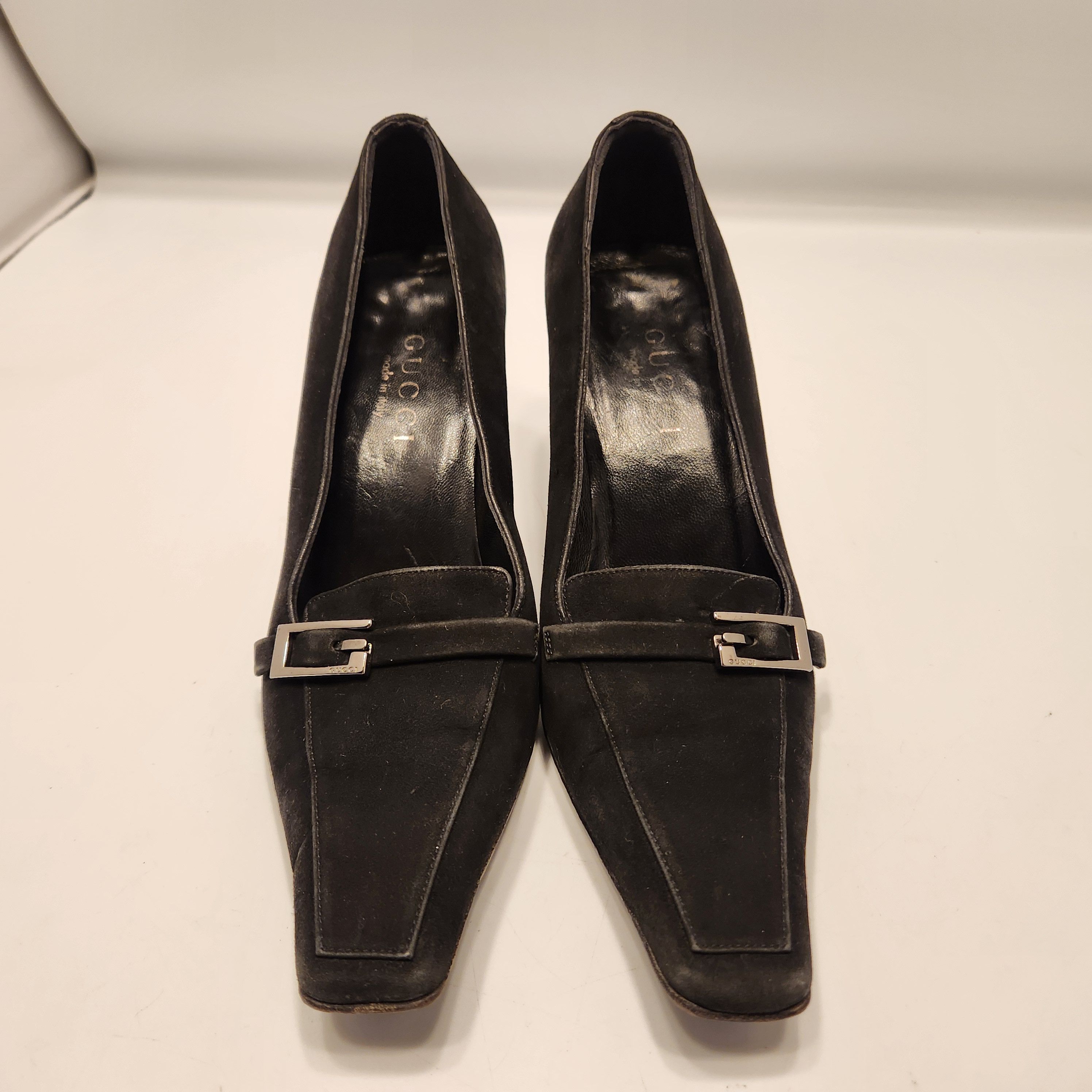 Gucci GUCCI Suede Pumps Size US 4.5 / IT 34.5 - 10 Thumbnail