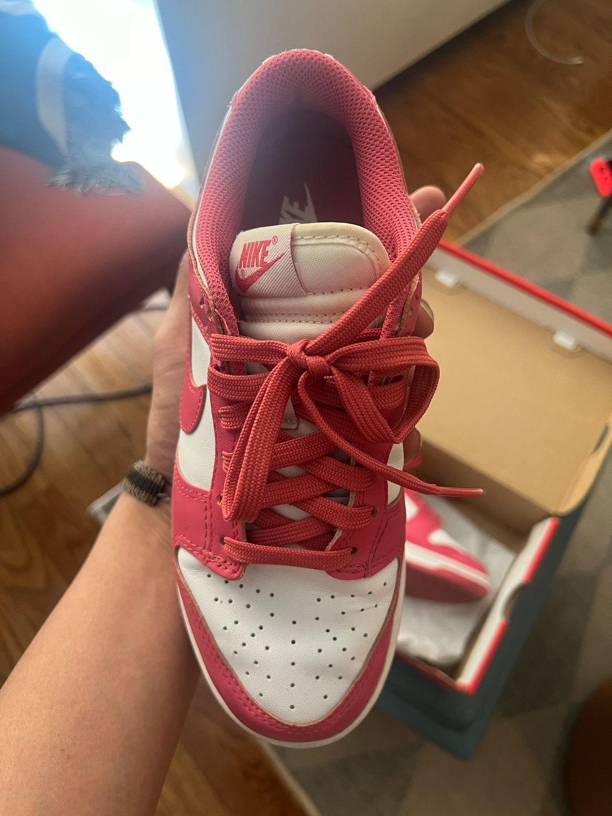 Nike Dunk Low Archeo Pink ( Women’s Sz 7) Size US 7 / IT 37 - 4 Thumbnail