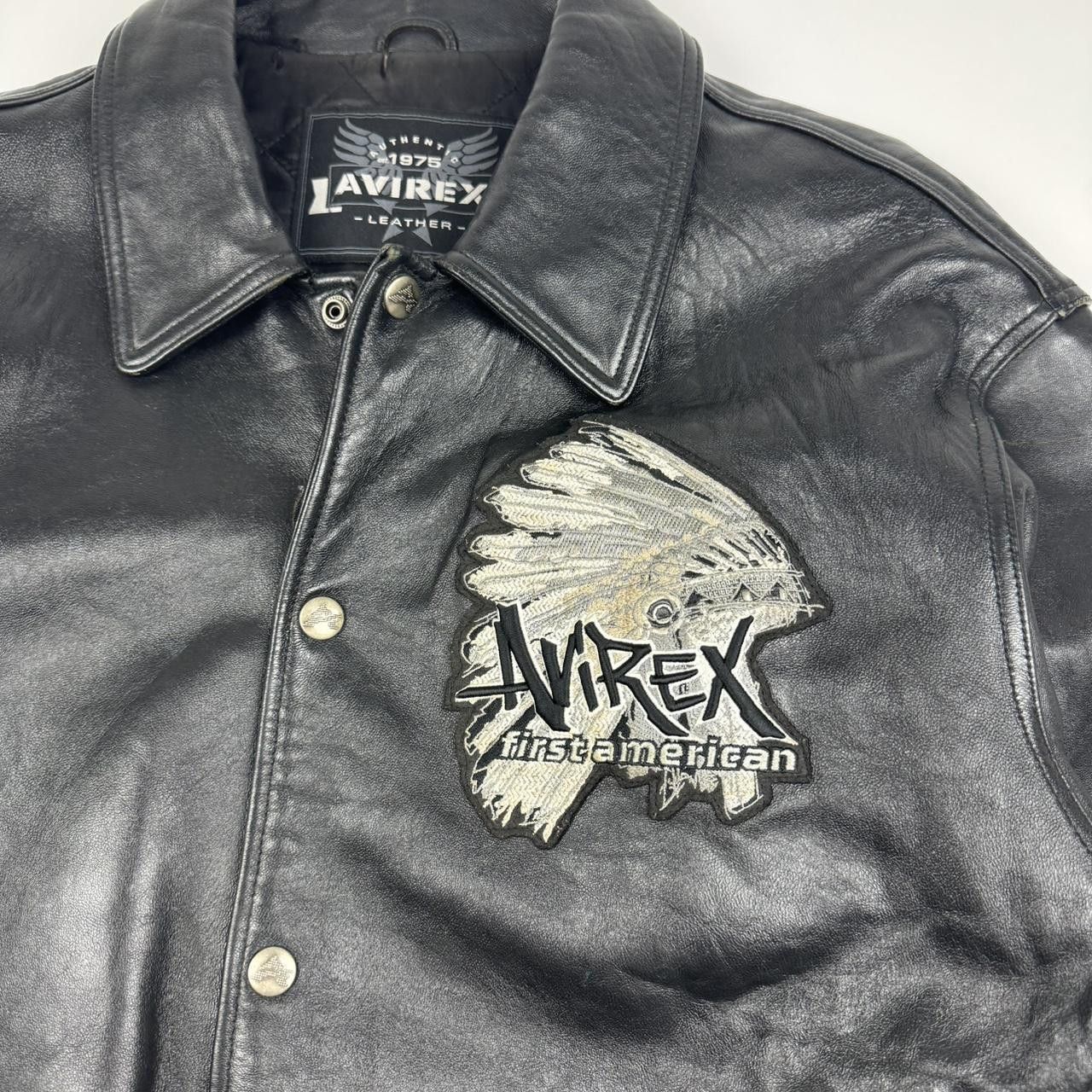 Avirex Avirex Leather Jacket Size US XL / EU 56 / 4 - 4 Thumbnail