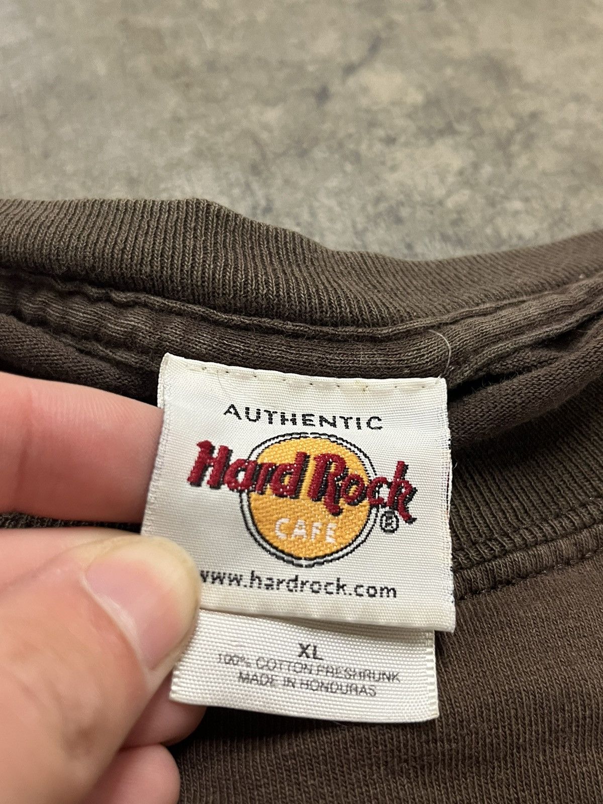 Vintage Y2k Hard Rock Cafe mocha brown grunge tee skater hype grunge Size US XL / EU 56 / 4 - 8 Thumbnail