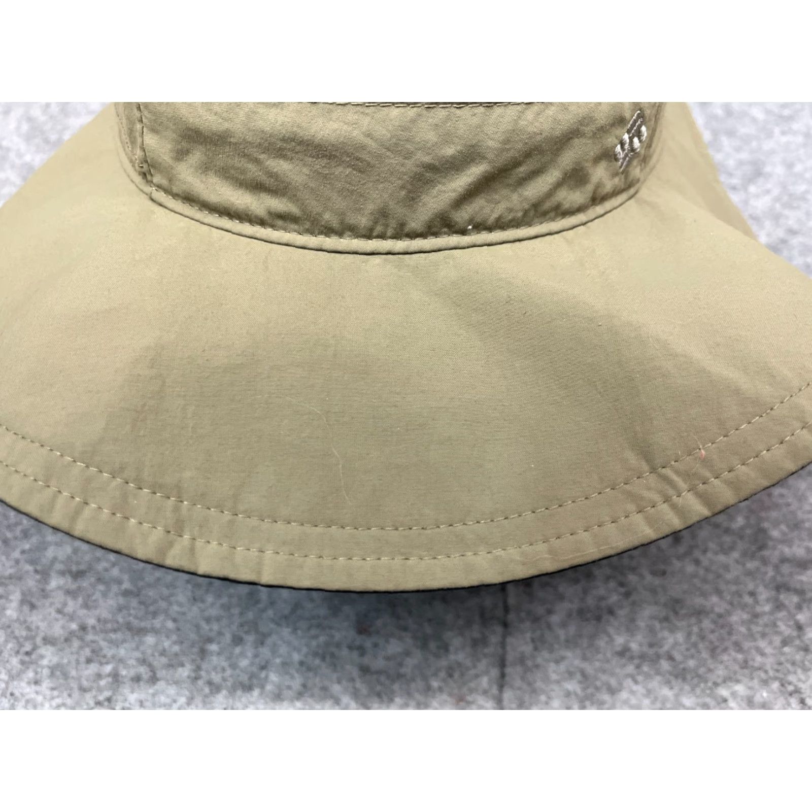 Vintage Columbia Sun Bucket Hat Adult One Size Green Nylon Polyester Lined Camp Outdoors Hat/Cap Mens Womens Unisex Size ONE SIZE - 3 Thumbnail