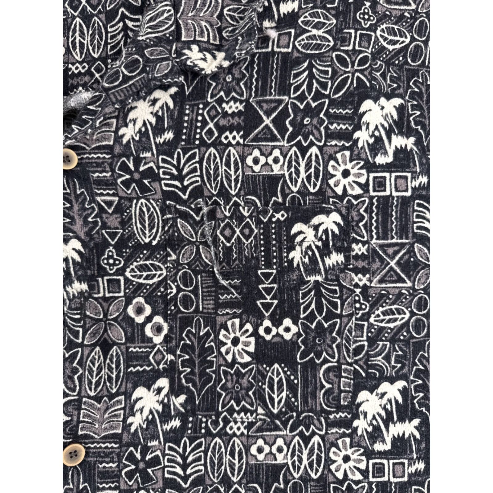 Ocean Pacific Ocean Pacific Shirt Men 2XL Black Hawaiian Floral Pattern Rayon Blend Short Sleeve Button-Up Casual Beach Vacation Surf Aloha Men Size US XXL / EU 58 / 5 - 6 Thumbnail