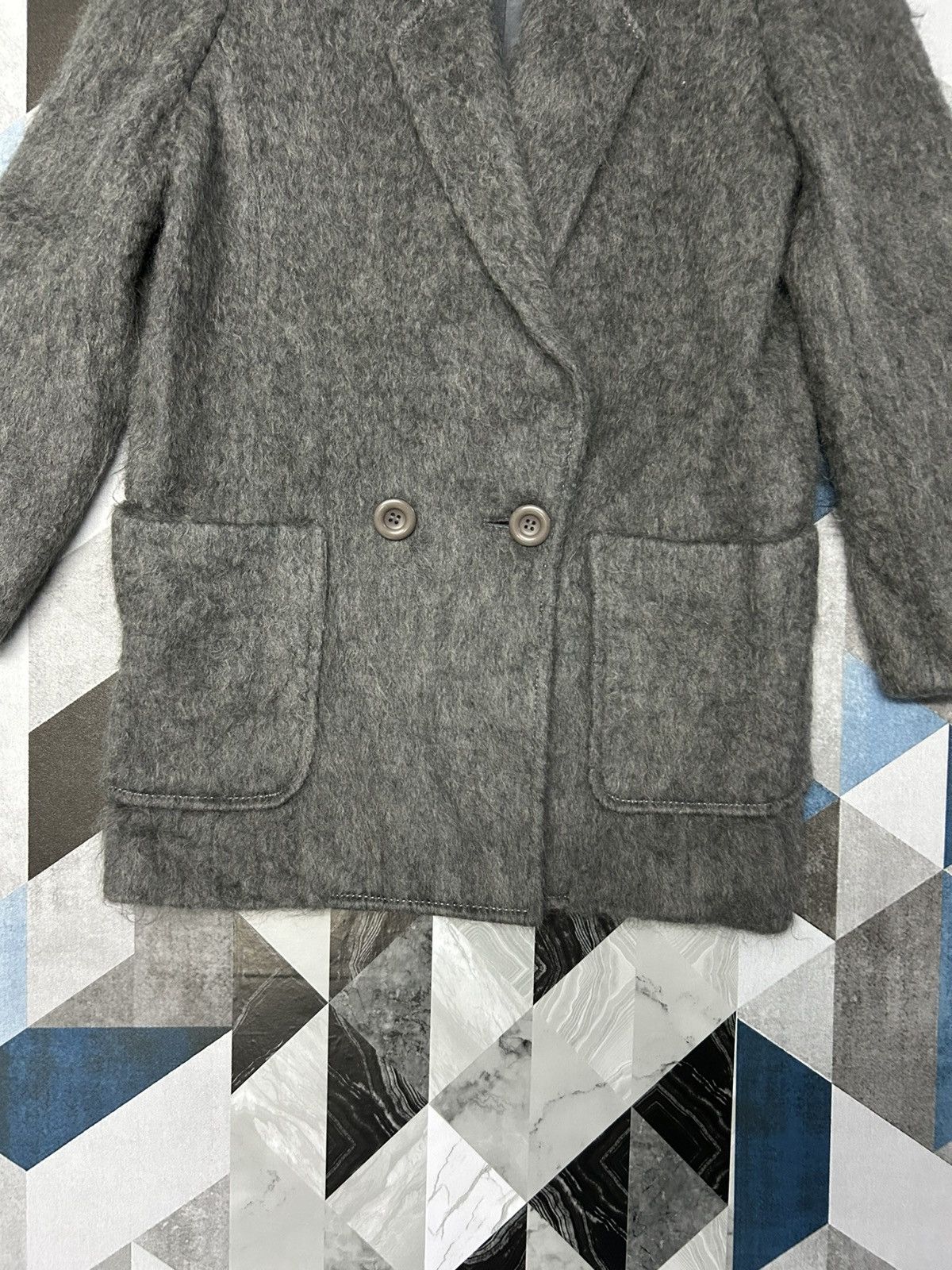 Japanese Brand 🔥🔥 BLUEBERRY FAUX FUR COAT Size US S / EU 44-46 / 1 - 4 Thumbnail