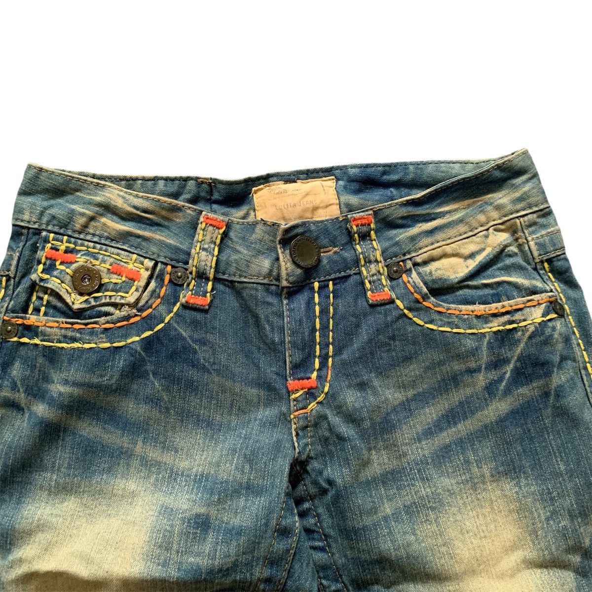 If Six Was Nine × Japanese Brand × Le Grande Bleu (L.G.B.) Lolita spiral cit flare jeans Size US 30 / EU 46 - 6 Thumbnail