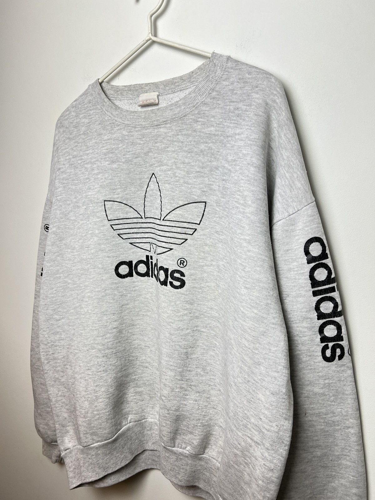 Adidas adidas 80s vintage crewneck sweatshirt Size US L / EU 52-54 / 3 - 2 Thumbnail