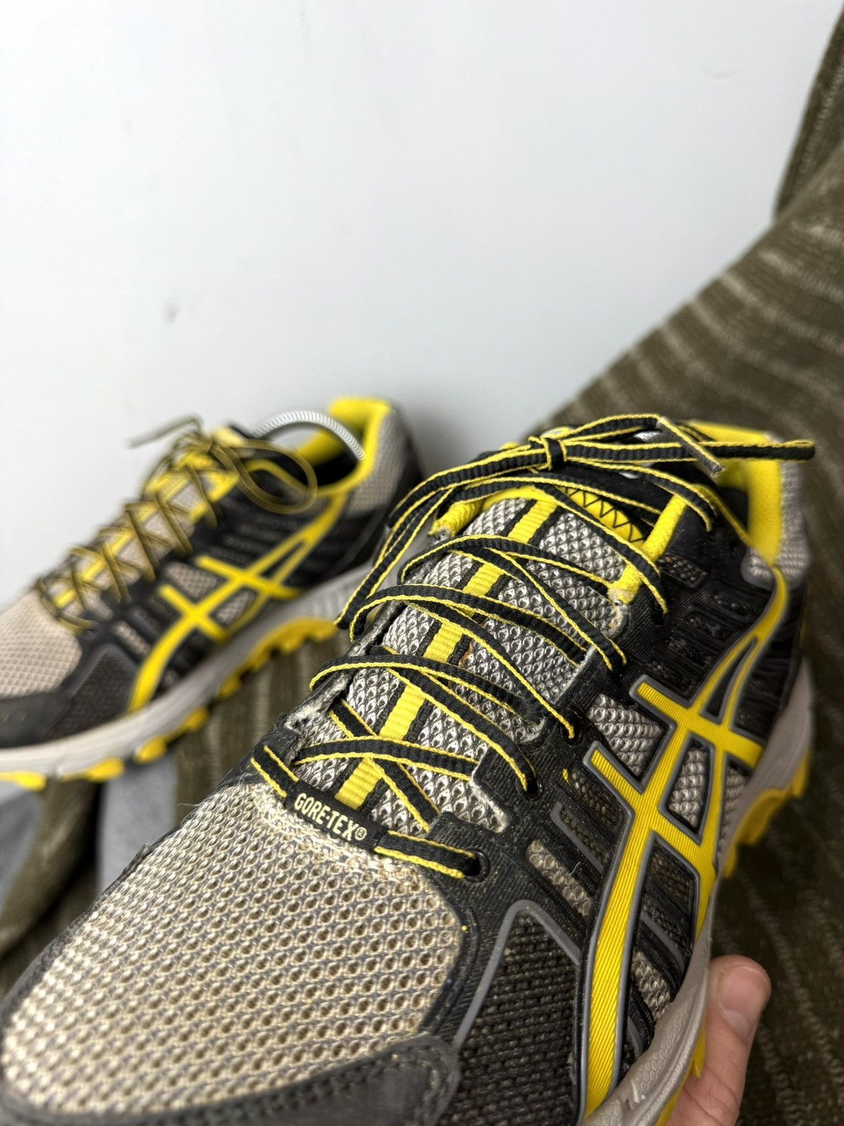 Asics Rare! Asics Gel Fuji Trabuco Gore tex Sneakers Kiko Size US 9.5 / EU 42-43 - 4 Thumbnail