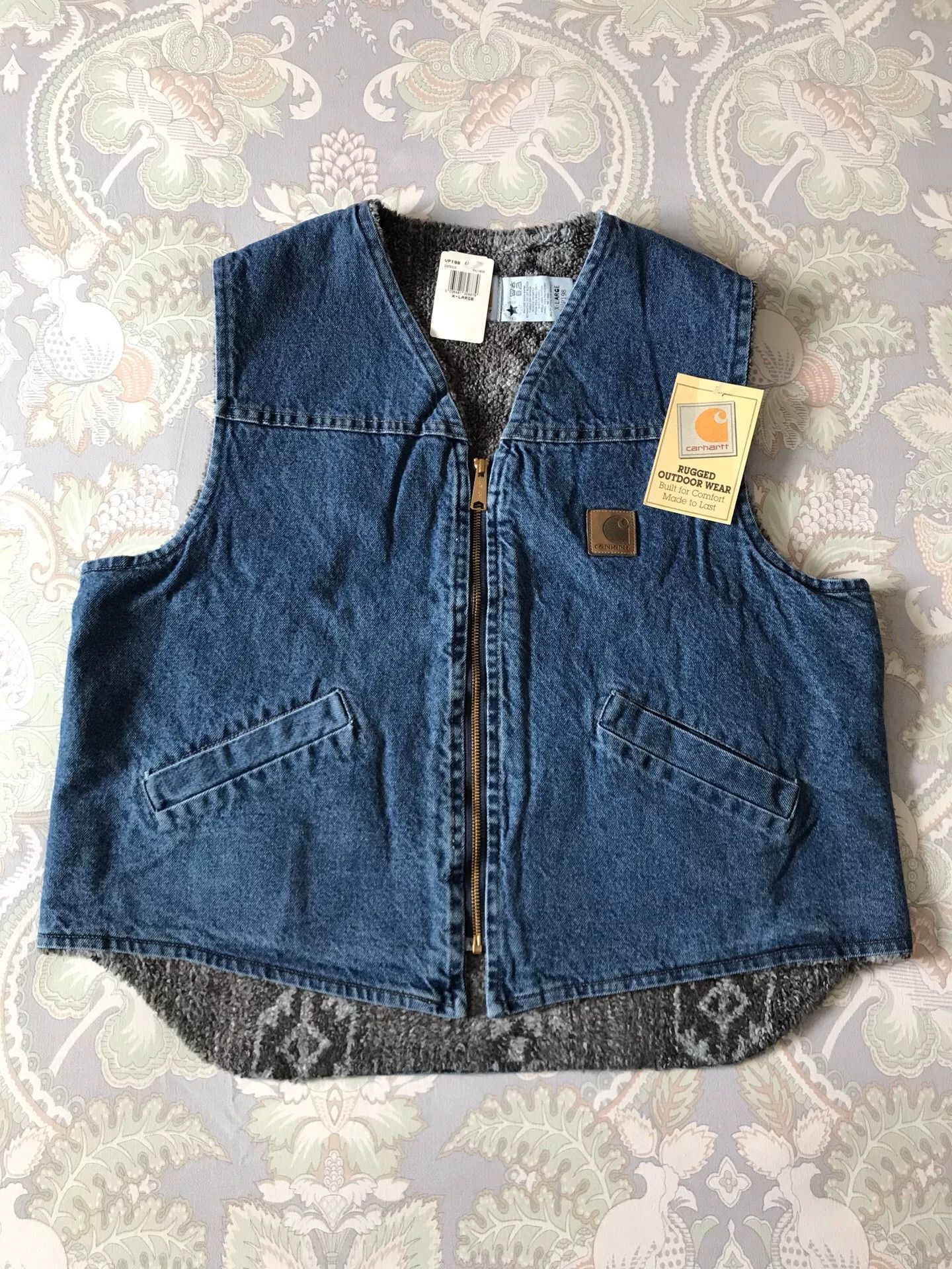 Carhartt 90s Carhartt VP198 XL Denim Vest Size US XL / EU 56 / 4 - 1 Thumbnail