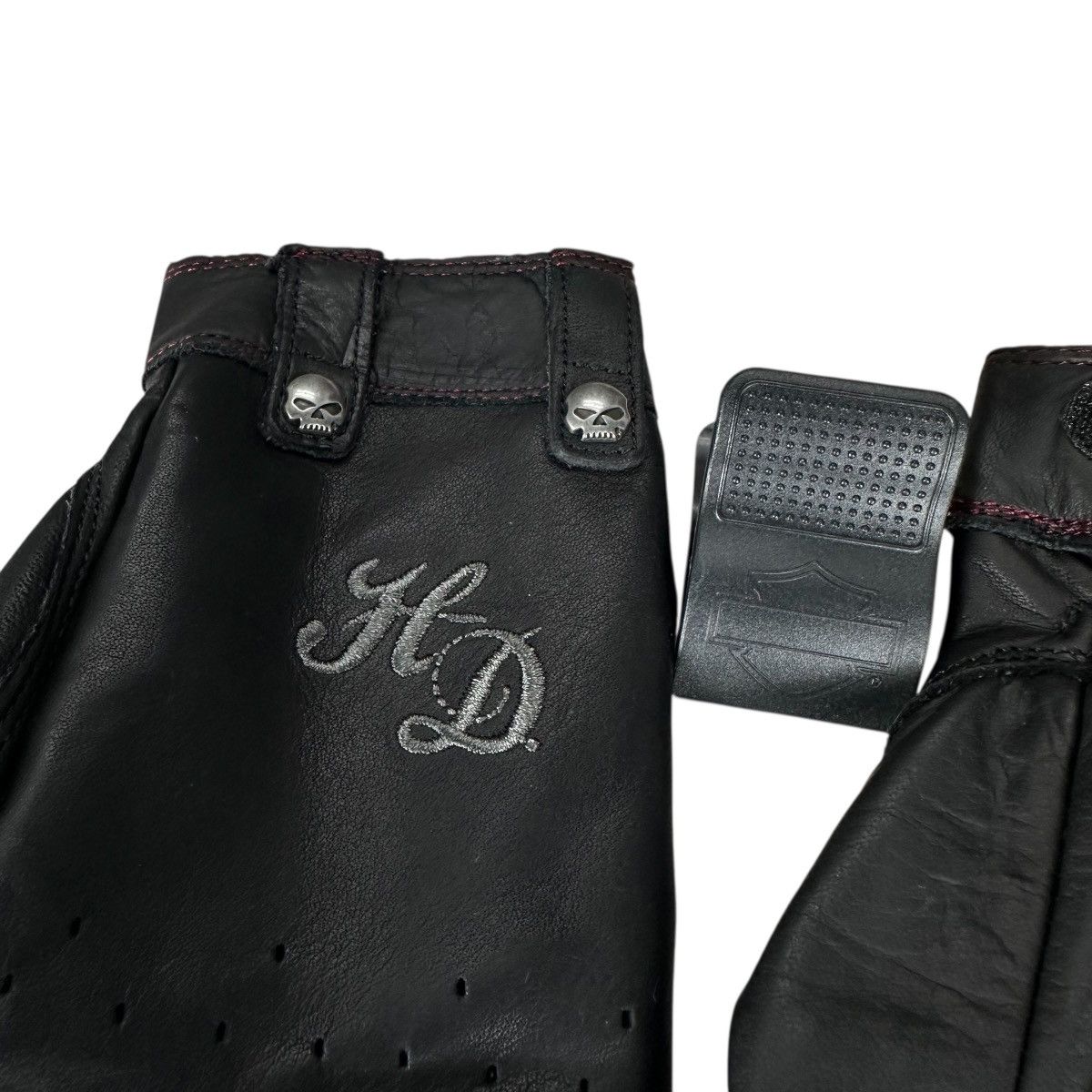 Harley Davidson HARLEY DAVIDSON COWHIDE LEATHER GLOVES Size ONE SIZE - 4 Thumbnail