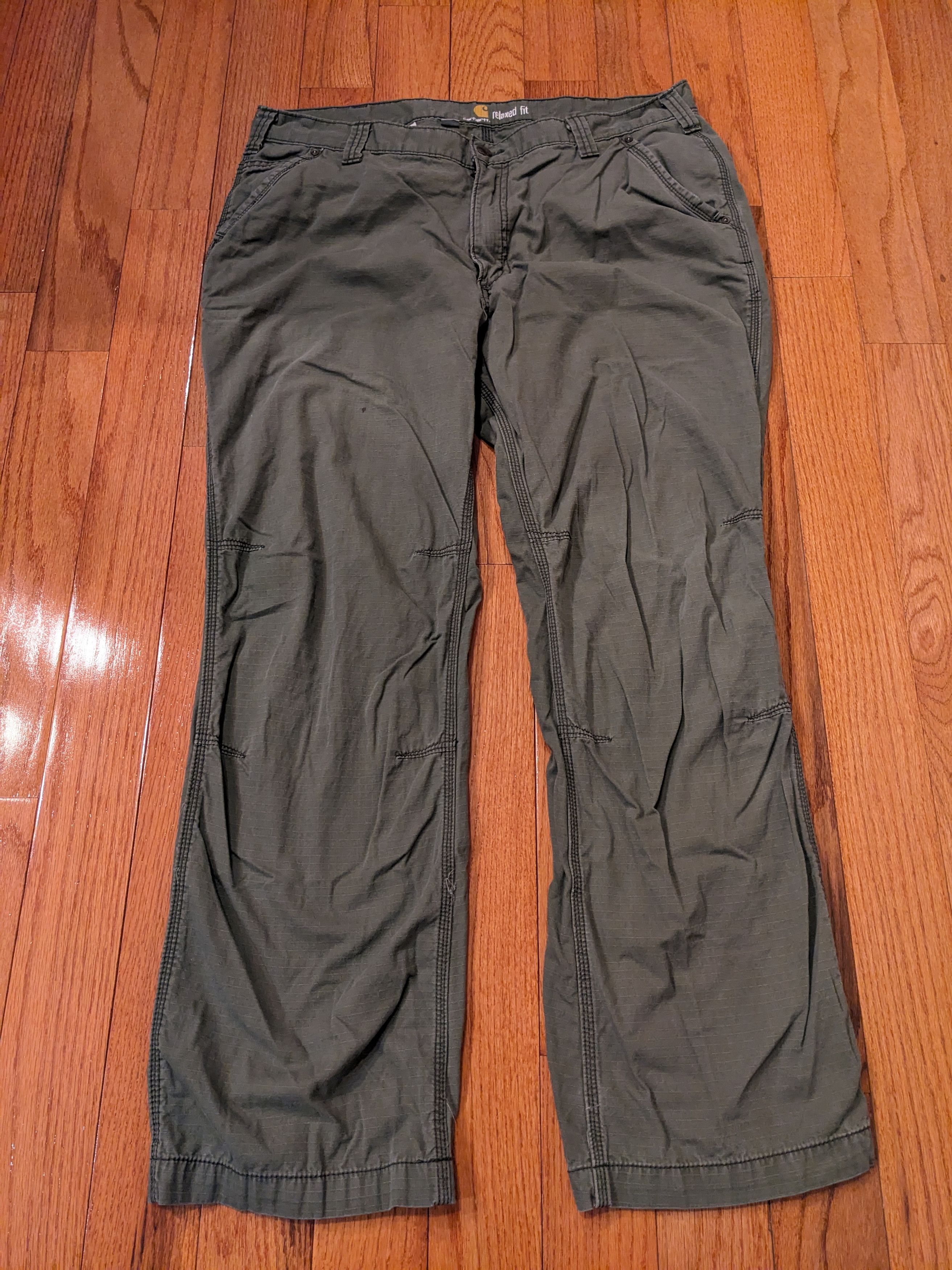 Carhartt × Vintage Vintage Carhartt 40 x 32 Relaxed Fit Green Pants Size US 40 / EU 56 - 5 Thumbnail