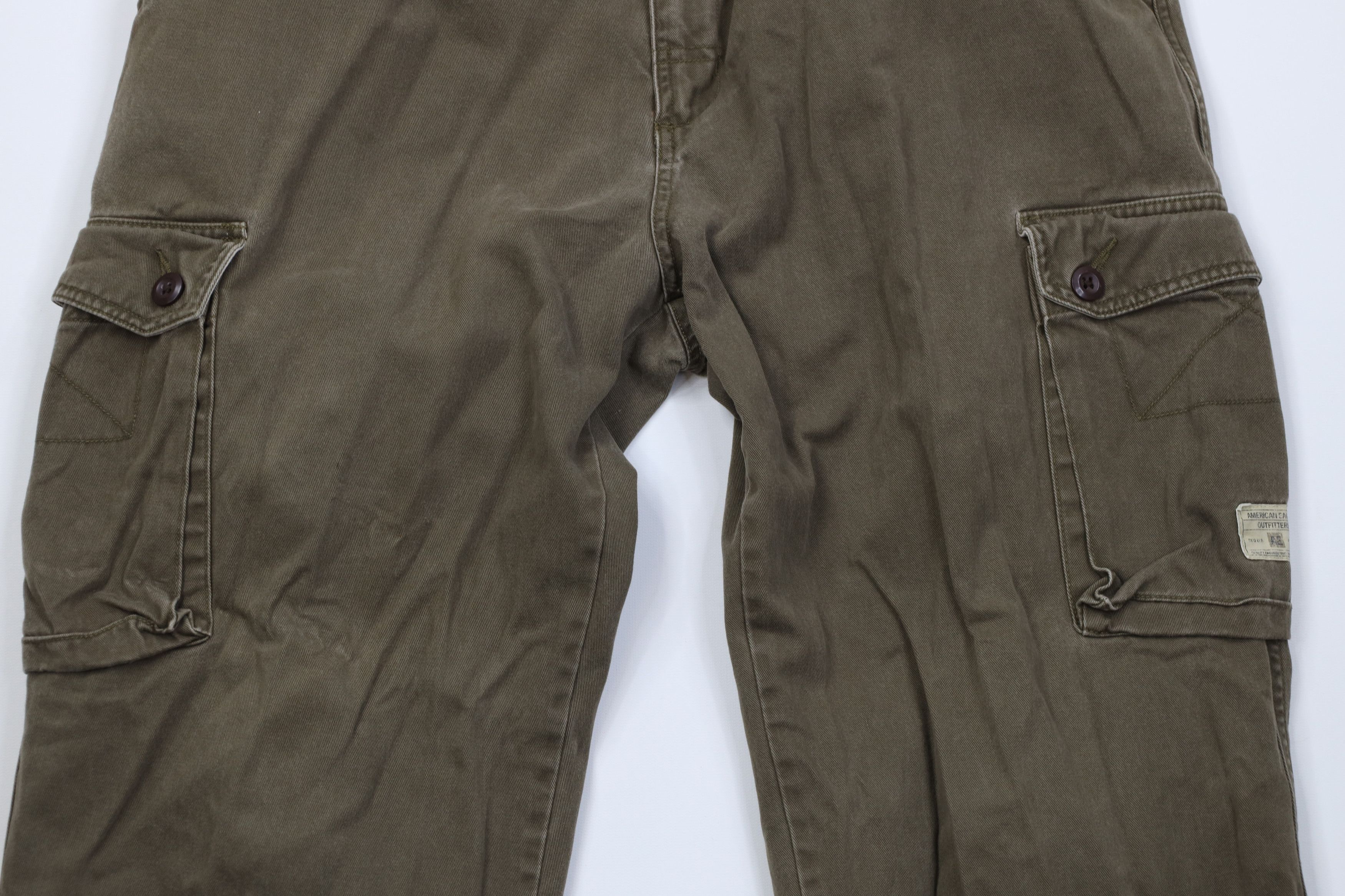 American Eagle Outfitters Vintage 90s Y2K American Eagle Surplus Wide Leg Cargo Pants Size US 34 / EU 50 - 3 Thumbnail