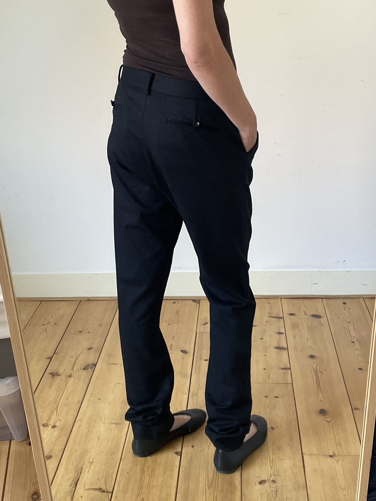 Helmut Lang Helmut Lang Slim Wool Tailored Trousers M US 8 RRP €400 Size 30" / US 8 / IT 44 - 5 Thumbnail