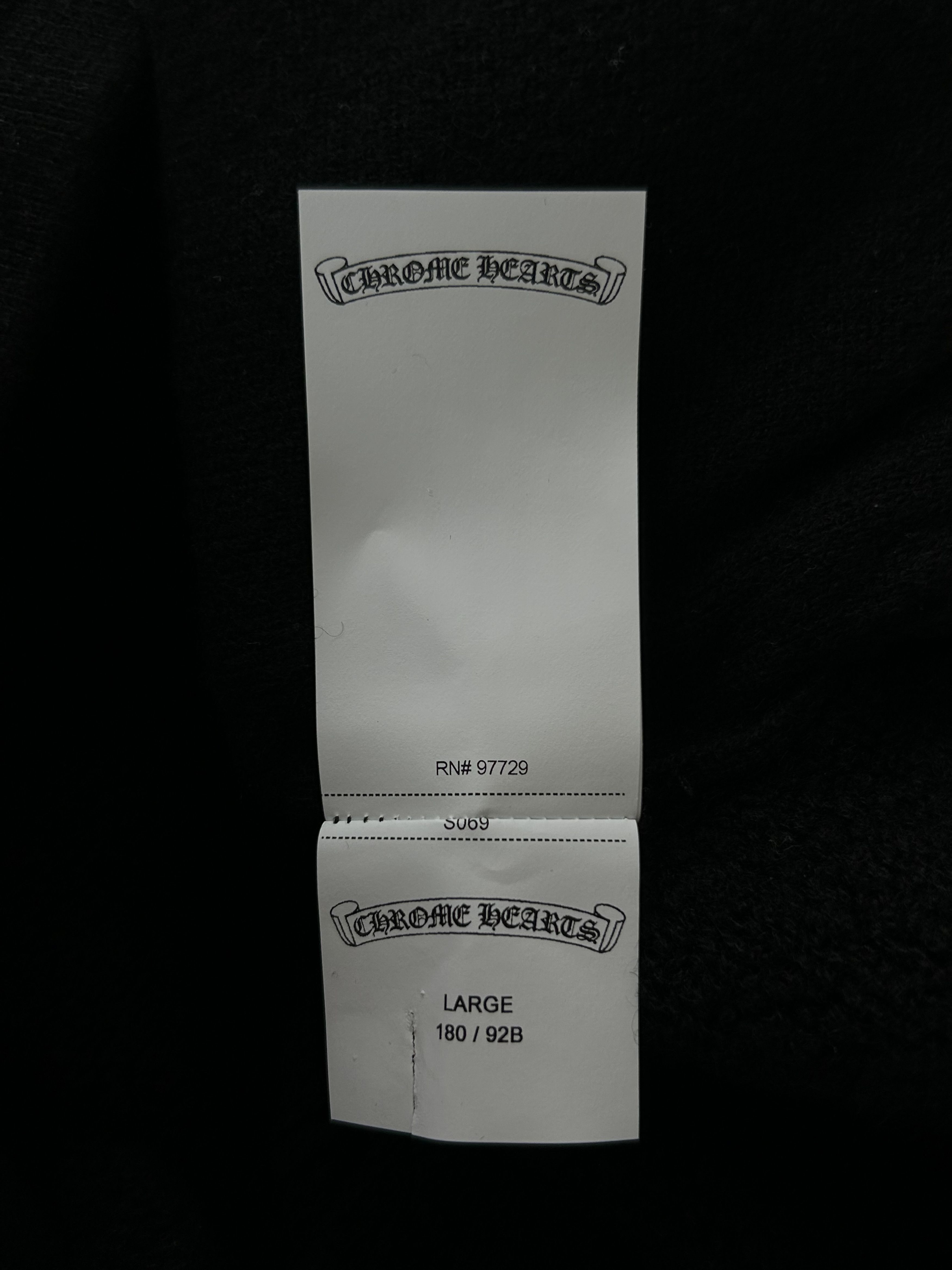 Chrome Hearts Black & White Floral Embroidered Cashmere Sweatpants Size US 32 / EU 48 - 6 Thumbnail