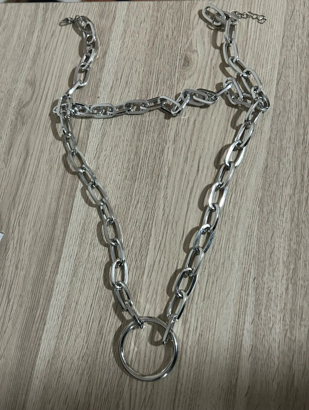 Jewelry Chain Link Ring Necklace Size ONE SIZE - 4 Thumbnail
