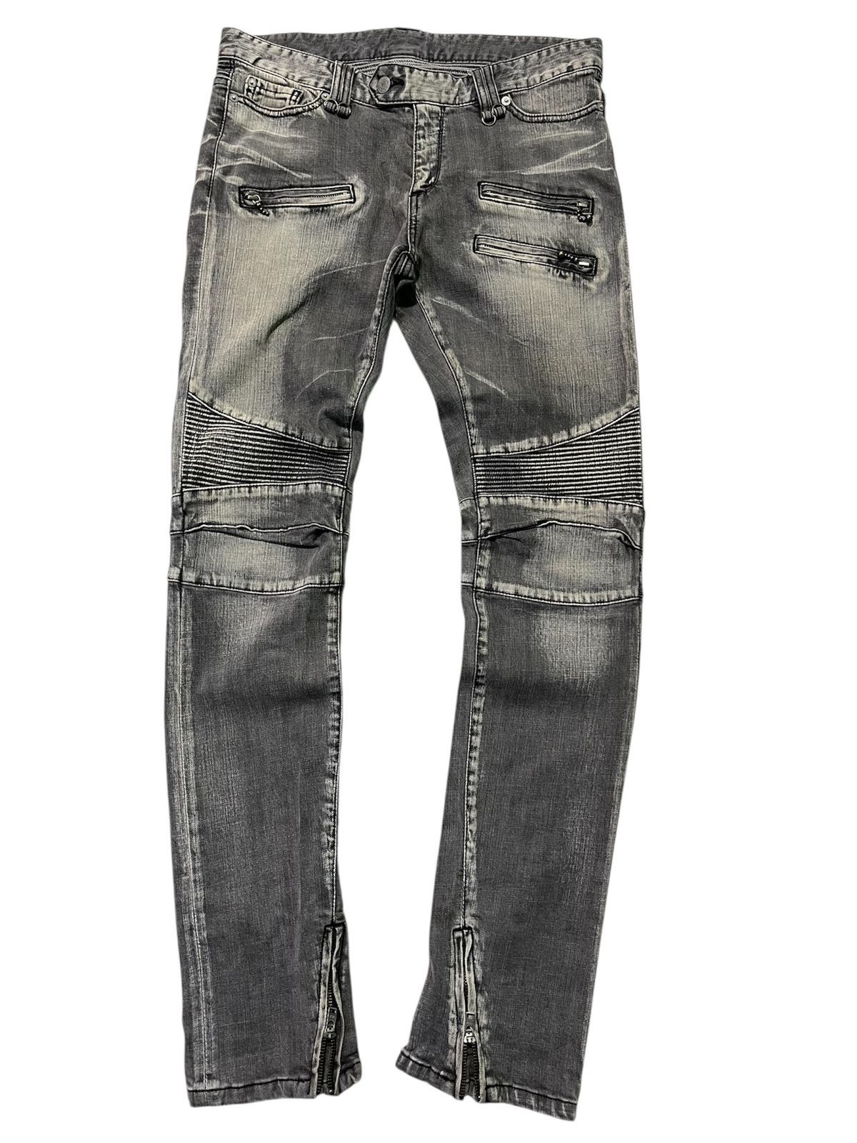 BUFFALO BOBS Buffalo Bobs Stonewash Bike Denim Size US 33 - 1 Thumbnail