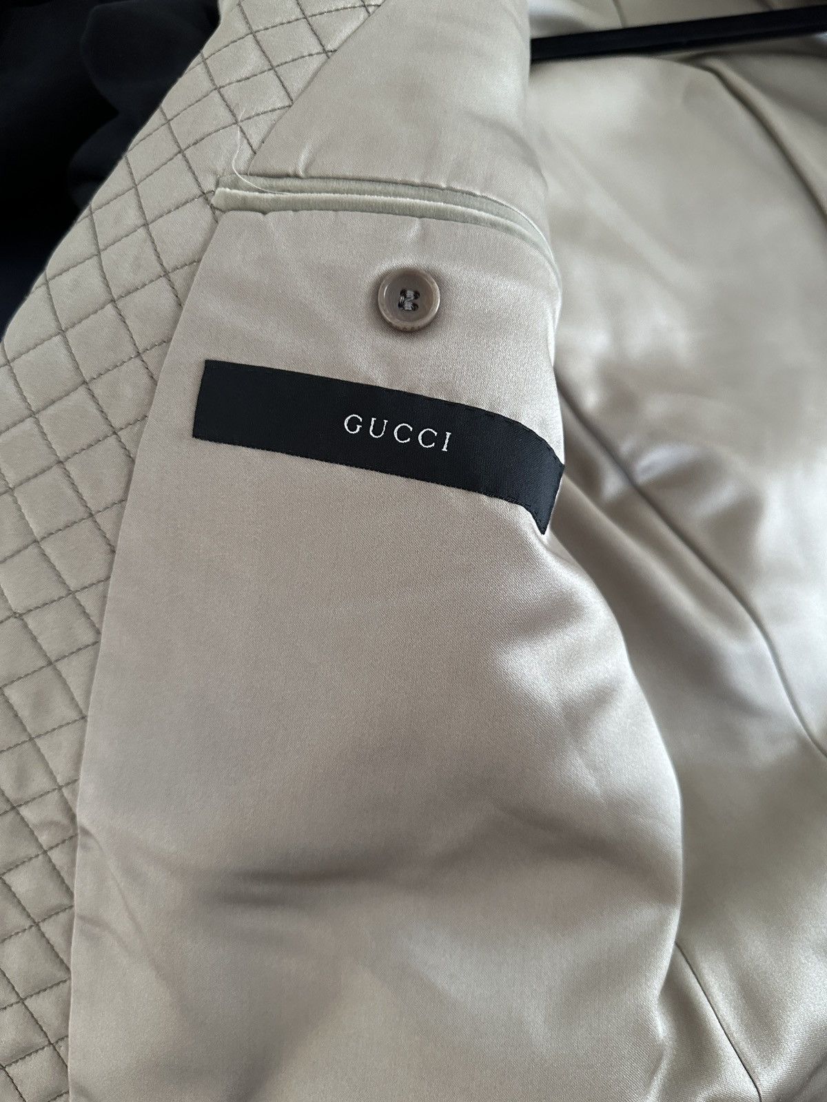 Gucci Gucci by Tom Ford sage velvet blazer Size 46R - 7 Thumbnail