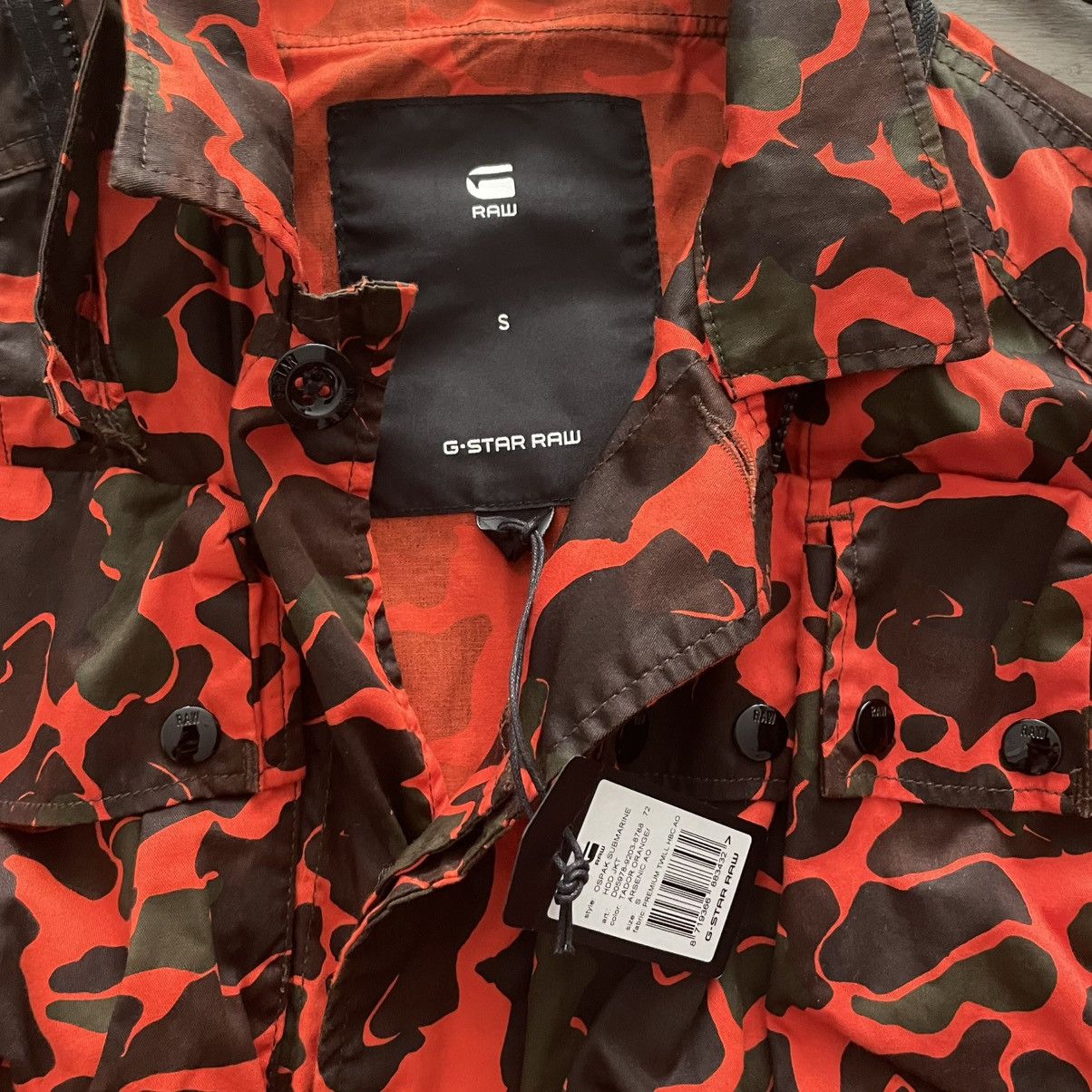 G-Star × Pharrell Pharrell x GSTAR Elwood 25 orange camo duck jacket pants Size US 30 / EU 46 - 4 Thumbnail
