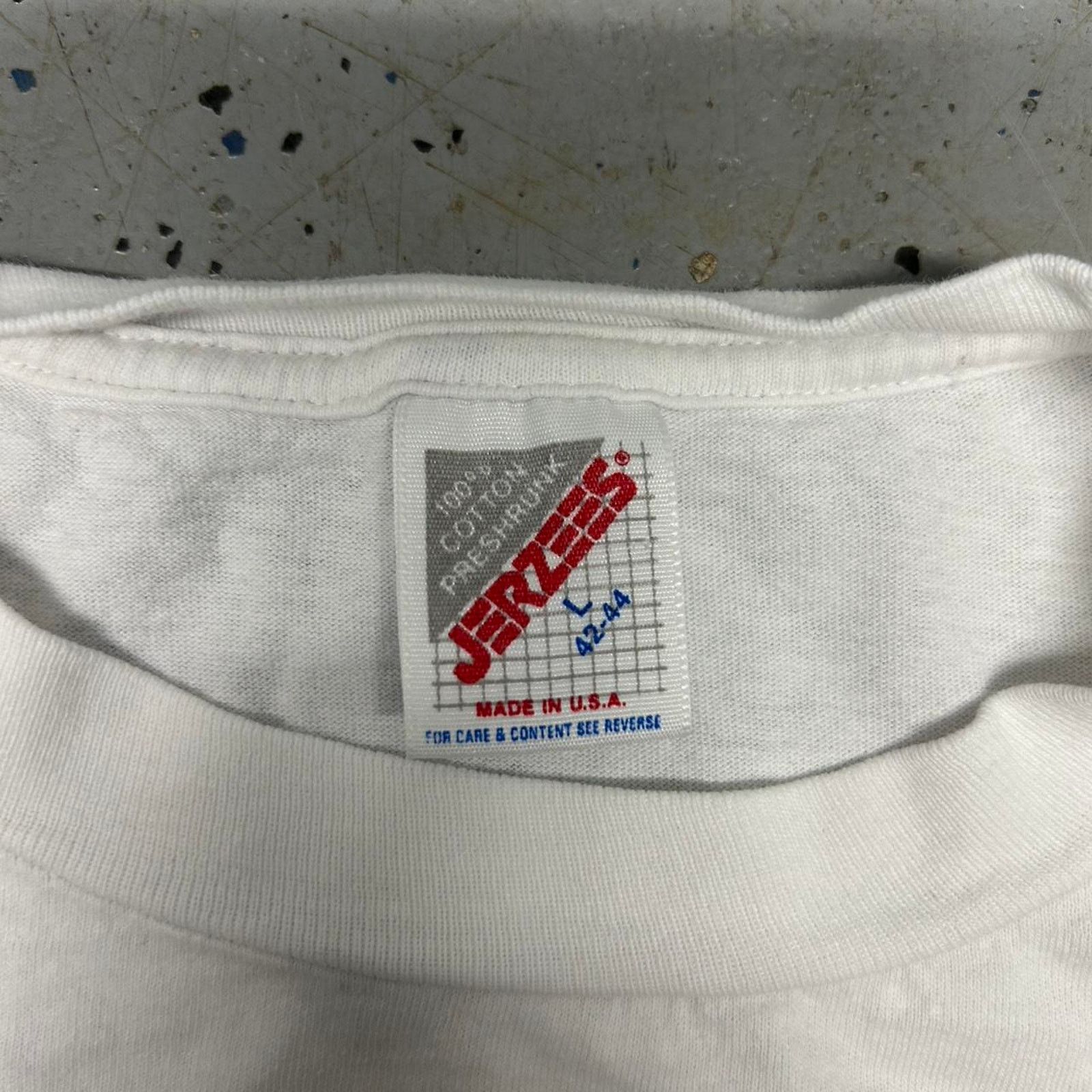 Jerzees White vintage 90s art in the park at blowing rock tee Size US L / EU 52-54 / 3 - 5 Thumbnail