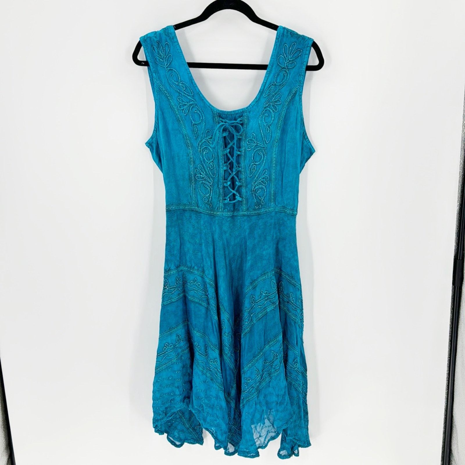 Other Sakkas Calleea Mid Length Embroidered cap sleeve Corset Dres Size XL / US 12-14 / IT 48-50 - 1 Thumbnail