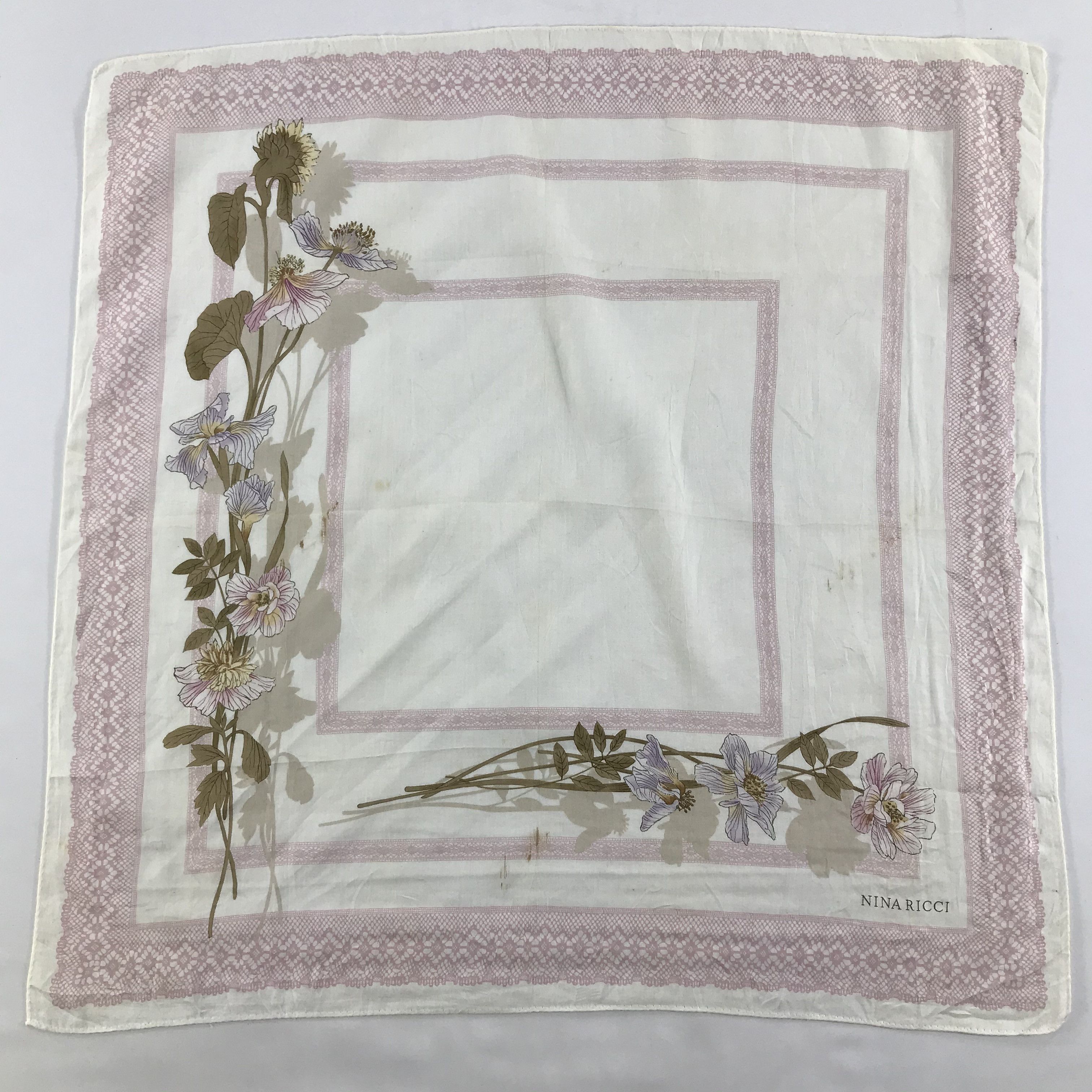Nina Ricci × Vintage Nina Ricci Bandana / Handkerchief / Neckerchief - S1340 Size ONE SIZE - 1 Thumbnail