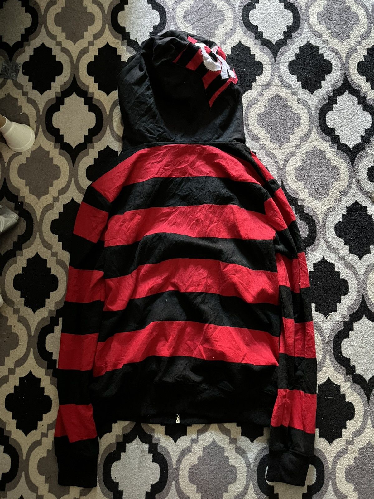 Hysteric Glamour 2000s Aidanu stripe gx star striped hoodie Size US L / EU 52-54 / 3 - 2 Thumbnail