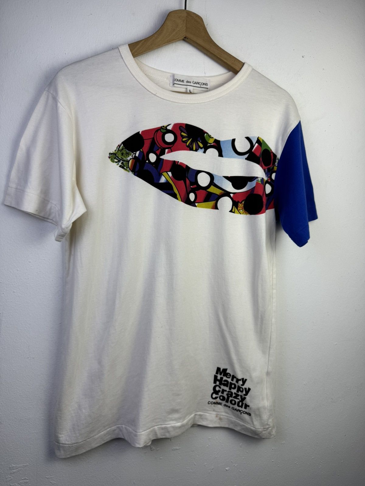 Comme des Garcons AD 2009 Comme des Garçons Merry Happy Crazy Colour T-shirt Size US L / EU 52-54 / 3 - 2 Thumbnail