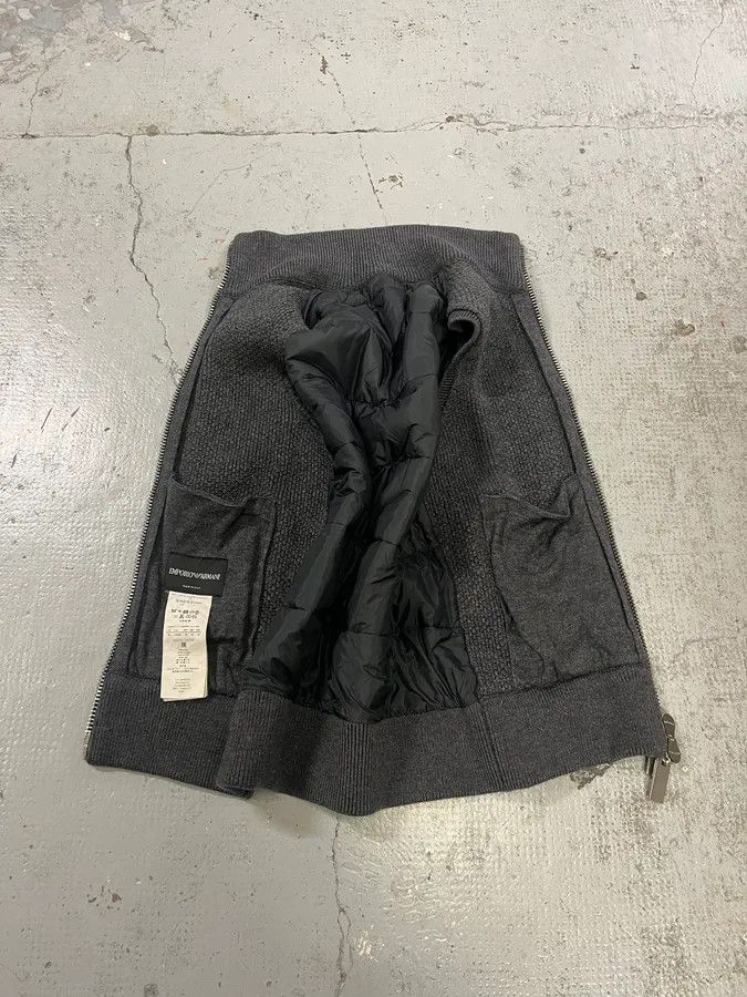 Emporio Armani 2000s Emporio Armani Grey Wool & Puffer Vest Size US XS / EU 42 / 0 - 7 Thumbnail