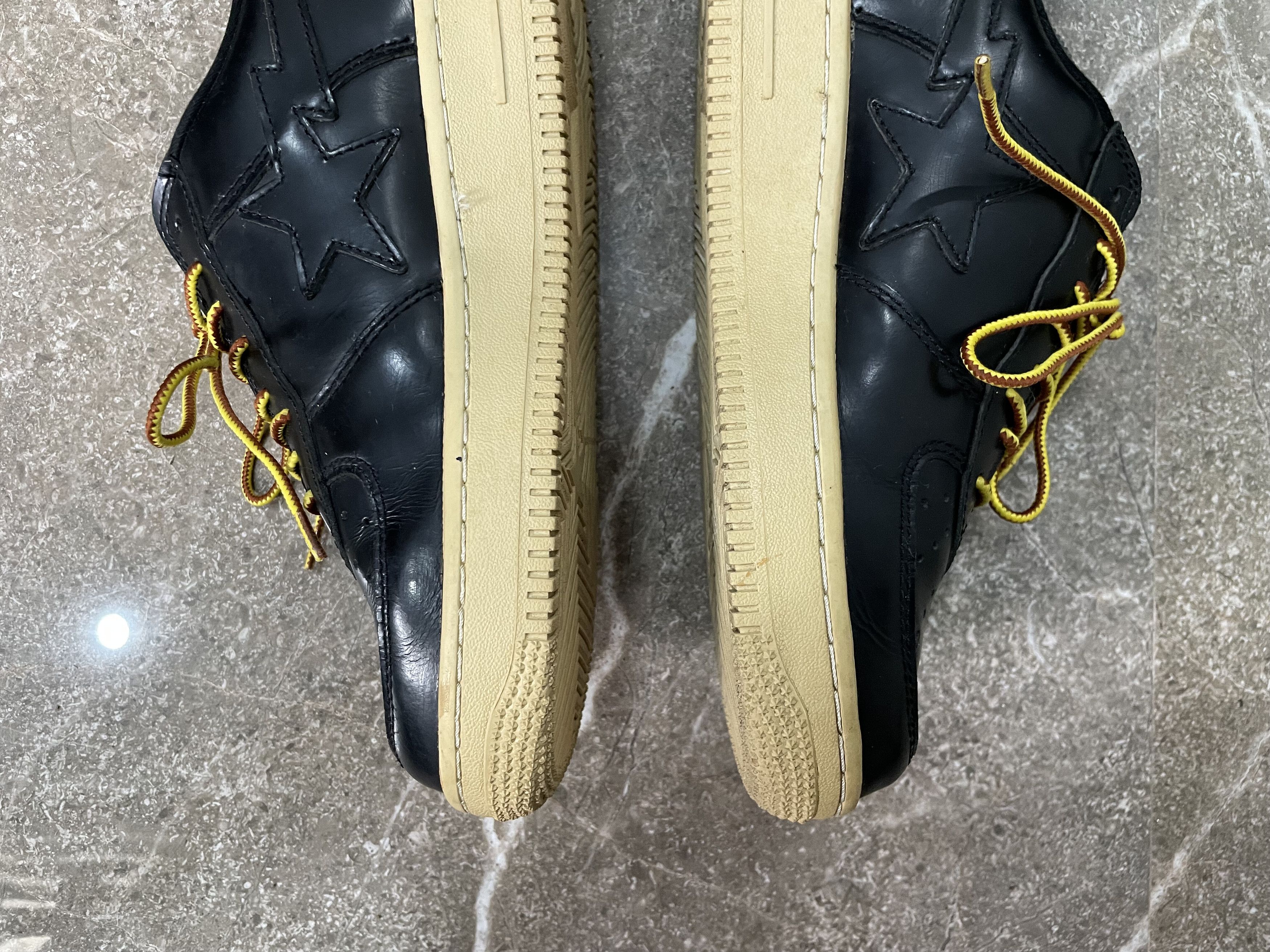 Bape OG GLASS LEATHER BAPESTA Size US 9.5 / EU 42-43 - 16 Thumbnail