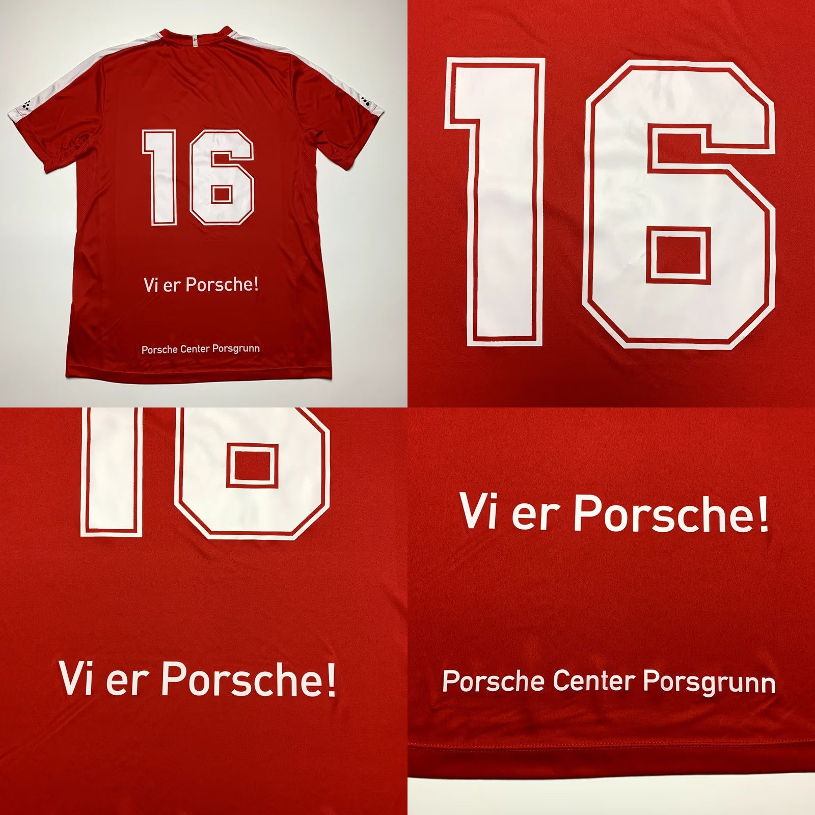 Vintage Craft Porsche Center Porsgrunn Football Shirt Size Large Size US L / EU 52-54 / 3 - 8 Thumbnail