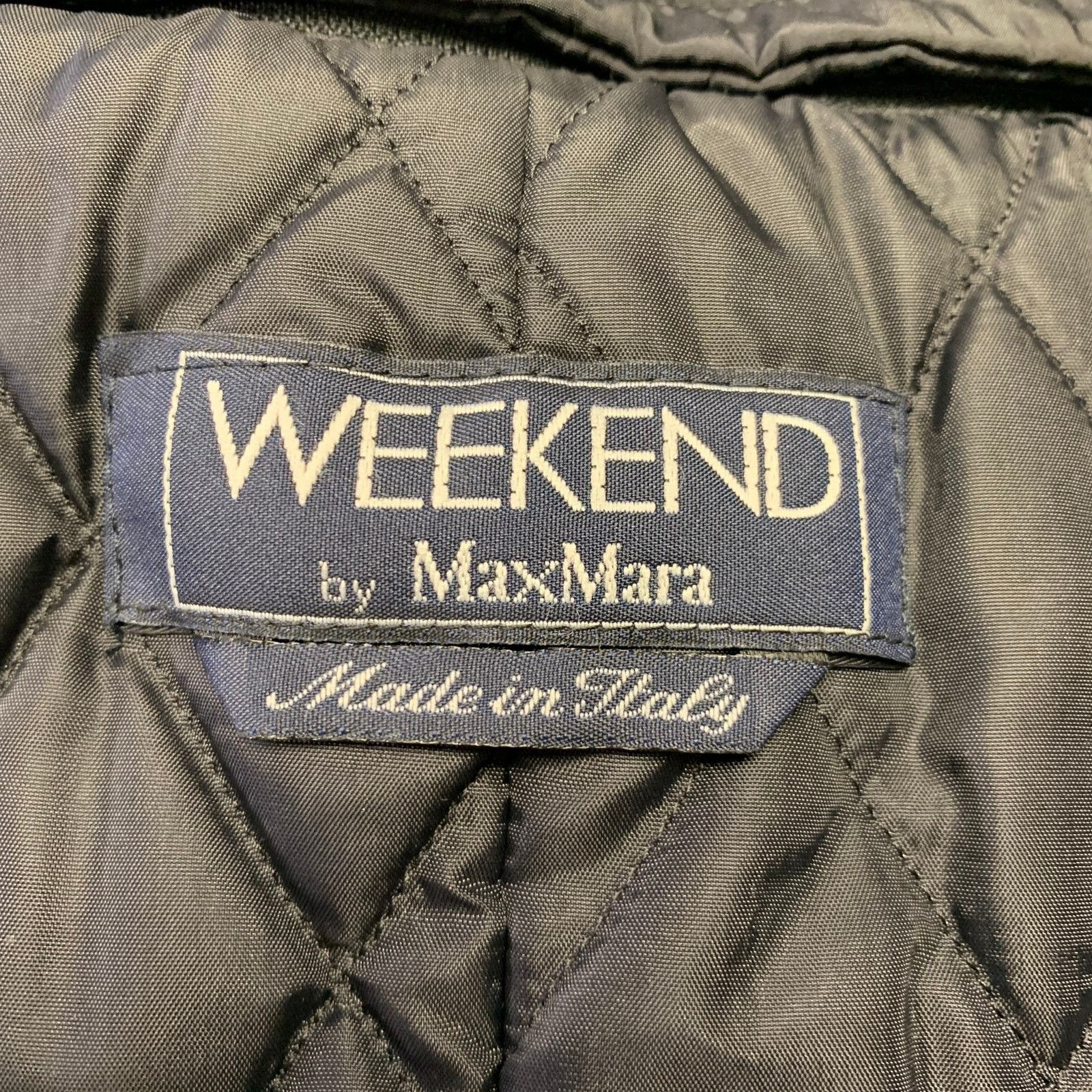 Max Mara MAX MARA Size 8 Black Nylon Trench Jacket Size M / US 6-8 / IT 42-44 - 4 Thumbnail