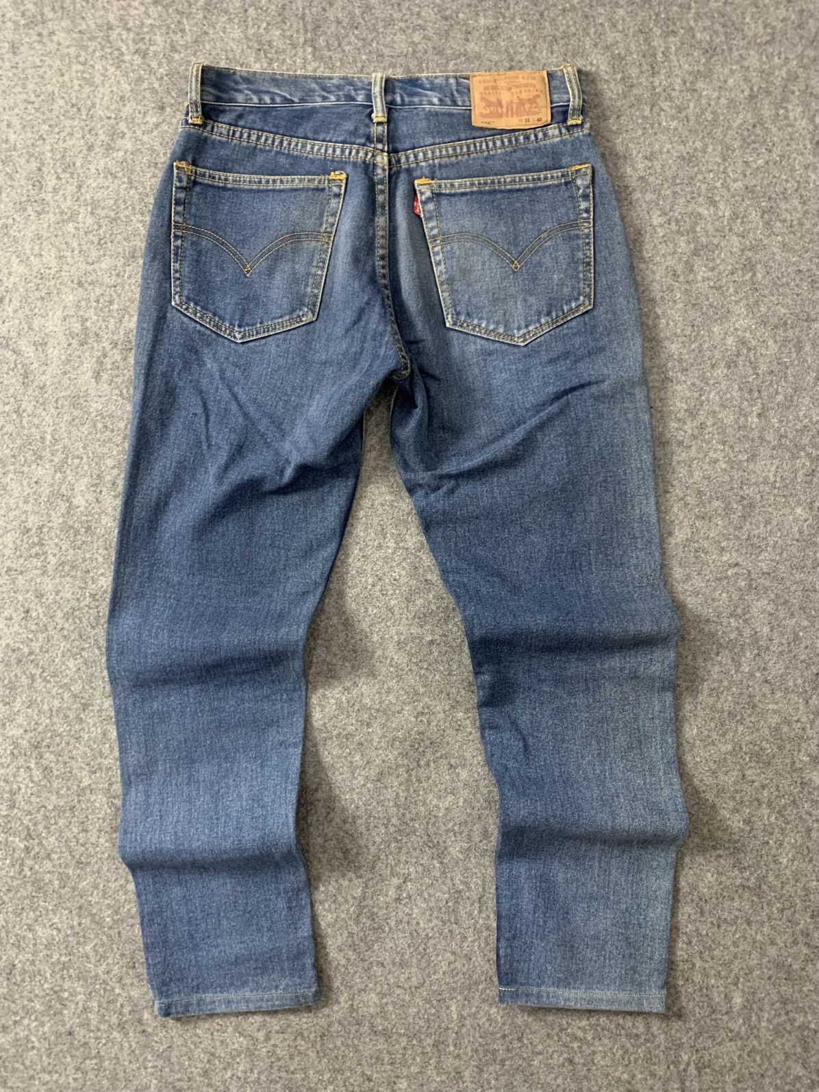 Levi's × Vintage Vintage Blue 'Levi's 505' Straight Fit Longpants Size US 33 - 2 Thumbnail