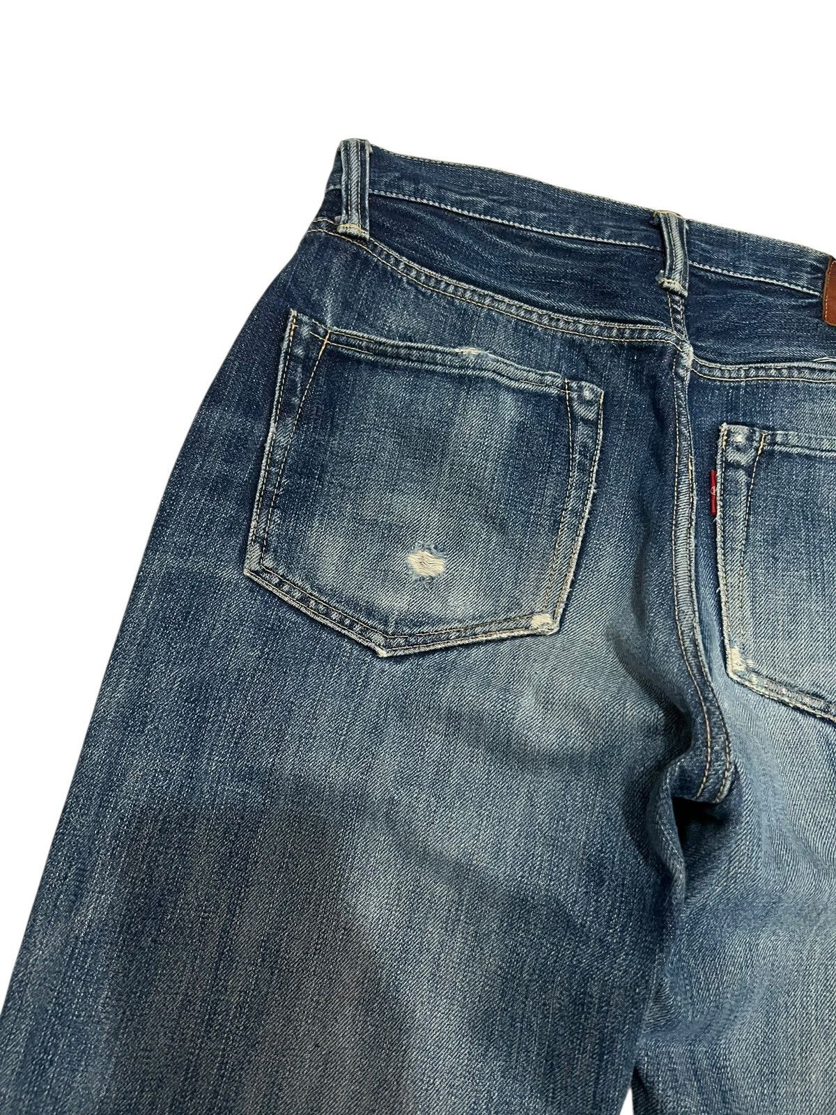 Japanese Brand Vintage Japanese Brand Selvedge Distressed Jean Japan Size US 28 / EU 44 - 12 Thumbnail