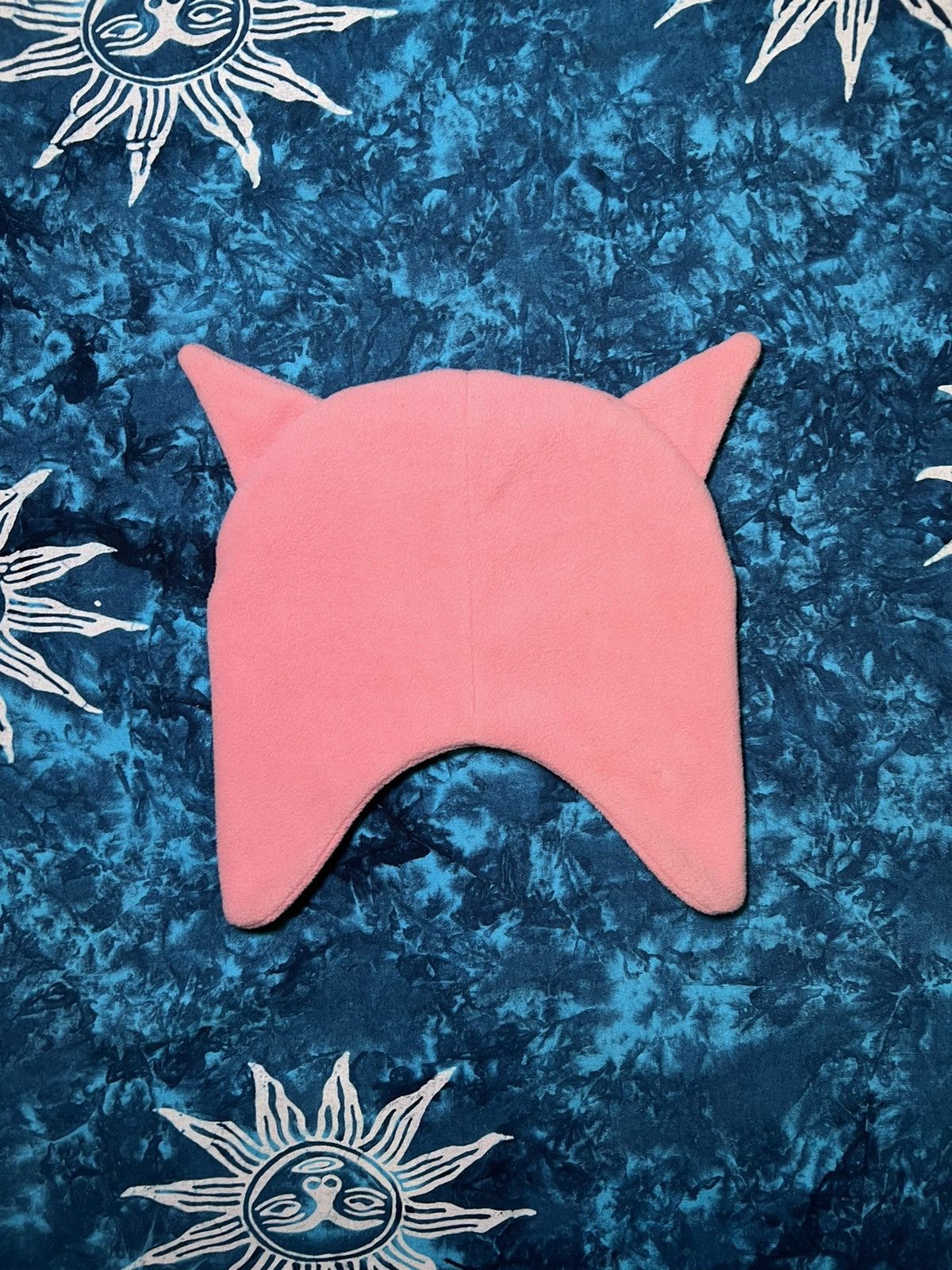 Japanese Brand Y2K Pink Cat Beanie Hat Fleese Cap Size ONE SIZE - 5 Thumbnail