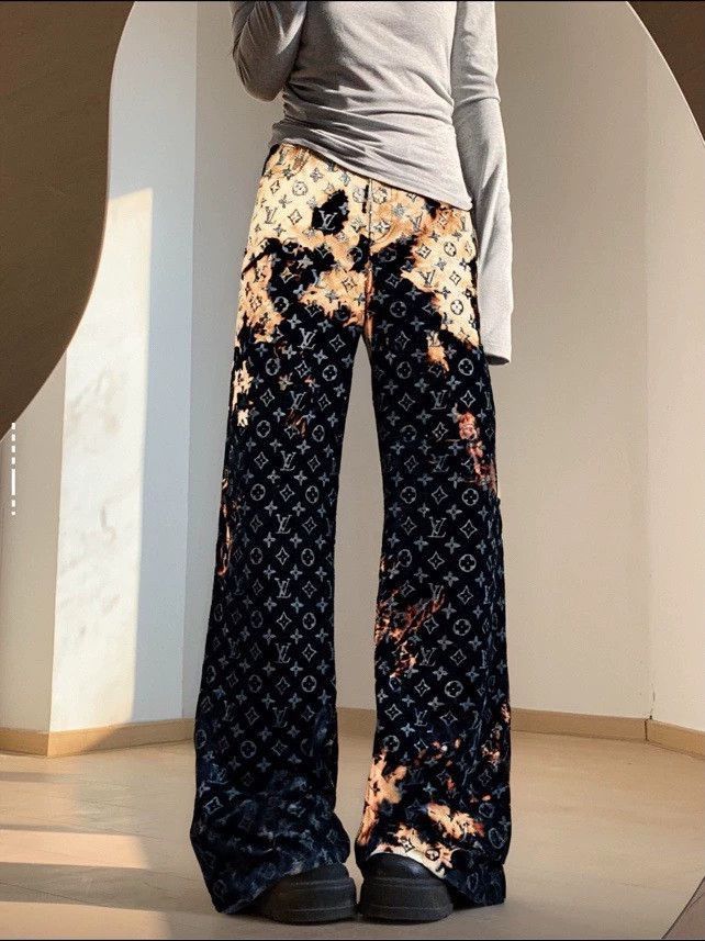 Louis Vuitton Louis Vuitton Louis Vuitton Fire Pattern Denim Pants-2506 Size US 28 / EU 44 - 8 Thumbnail
