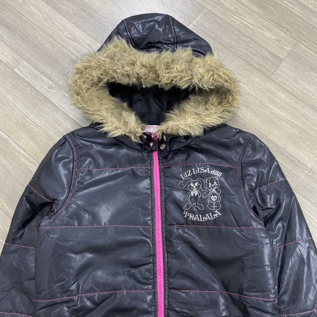 Japanese Brand 2000s Tralala & Lizz Lisa Doll Ifsixwasnine Fur Down Jacket Size US M / EU 48-50 / 2 - 2 Thumbnail