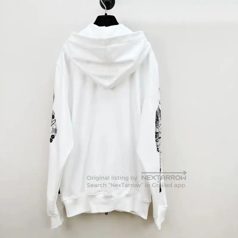 Chanel Chanel White Cotton Women's Hoodie . Size XXS / US 00 / IT 34 - 7 Thumbnail