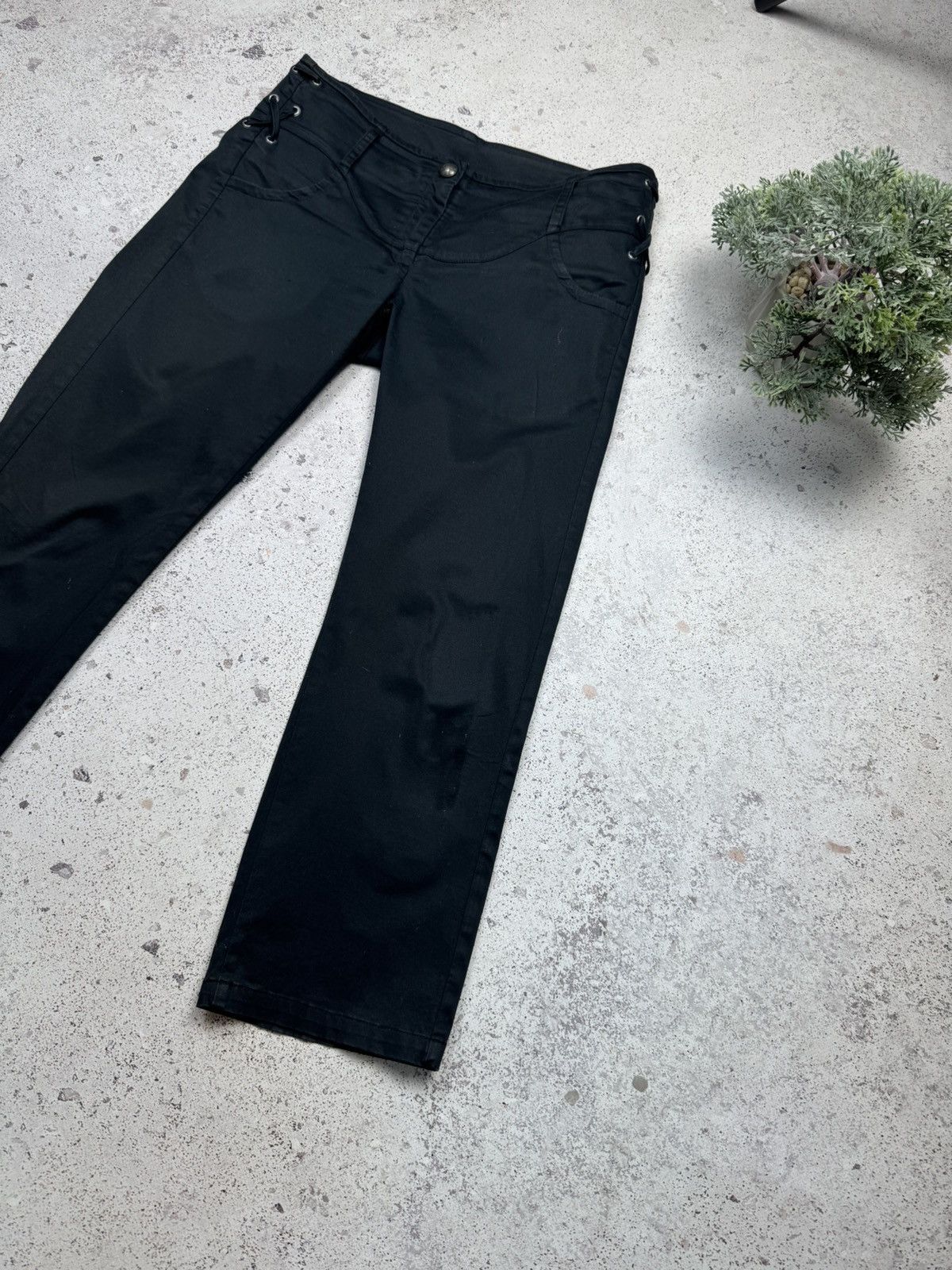 Jean Paul Gaultier × Vintage Junior Gaultier Women 16A Breeches Black Vintage Size 34" / US 12 / IT 48 - 3 Thumbnail