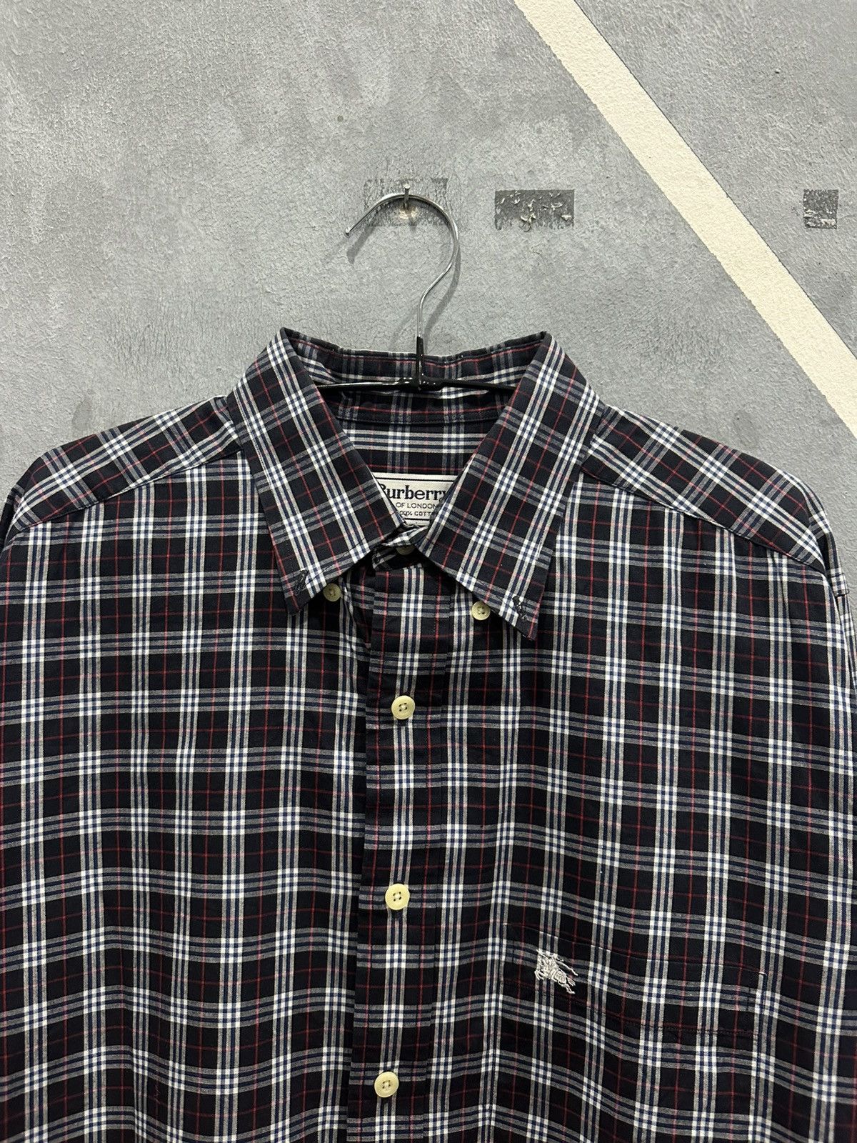 Burberry Vintage Burberrys Shirt Size US L / EU 52-54 / 3 - 2 Thumbnail